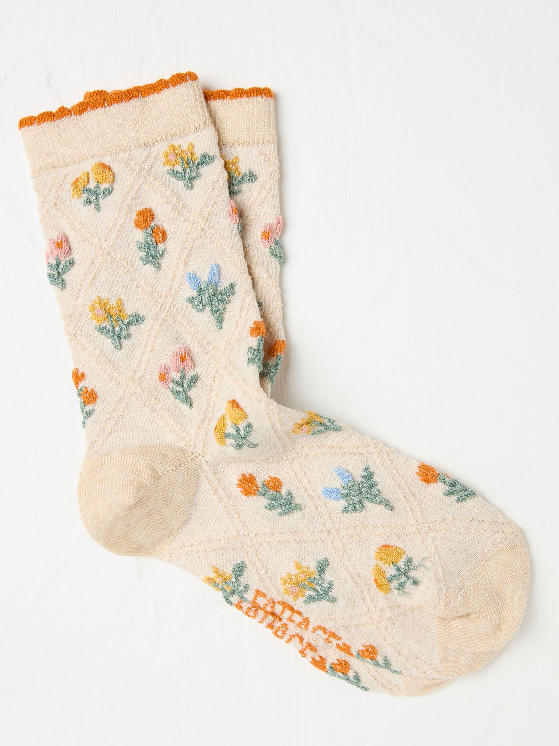 Natural Flower Women's Socks - Image 1 of 2