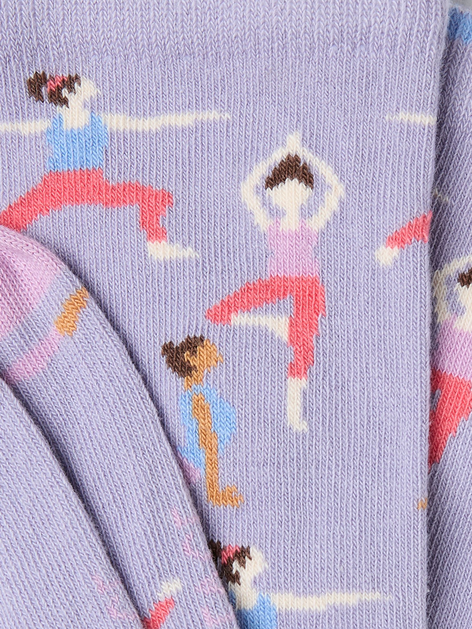 Lilac Purple Yoga Women's Socks - Image 2 of 2
