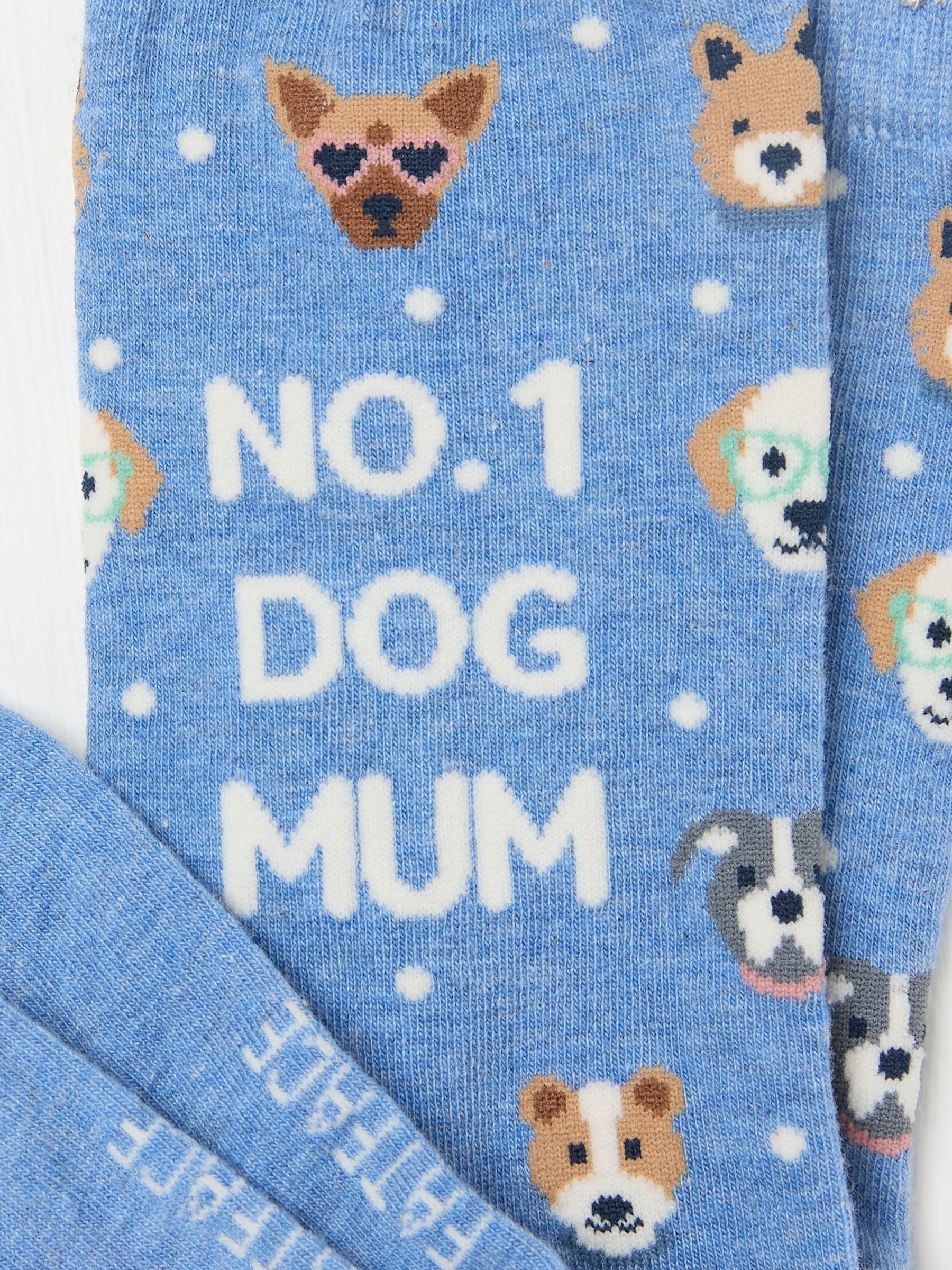 Blue No1 Dog Mug Socks - Image 2 of 2 Blue No1 Dog Mug Socks - Image 2 of 2