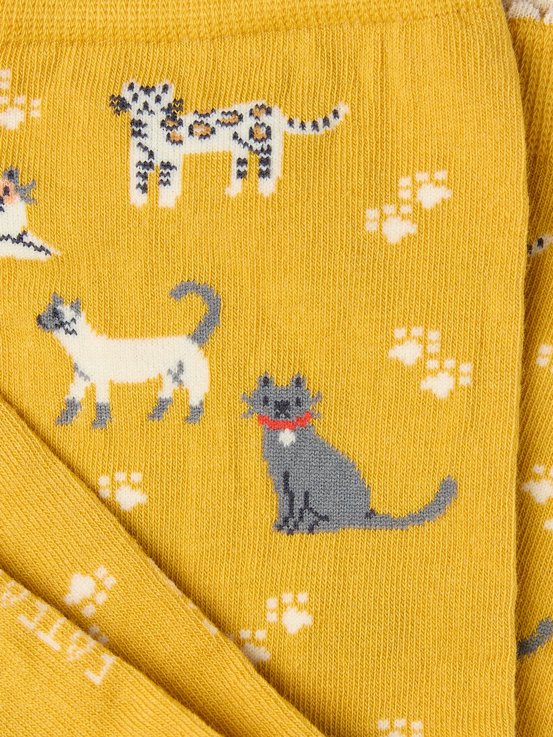Yellow Cat Socks - Image 2 of 2