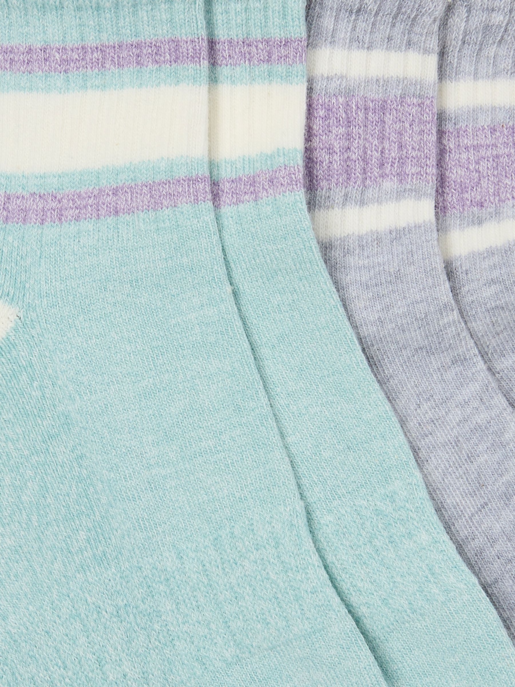Blue & Purple 2 Pack Women's Sports Socks - Image 2 of 2