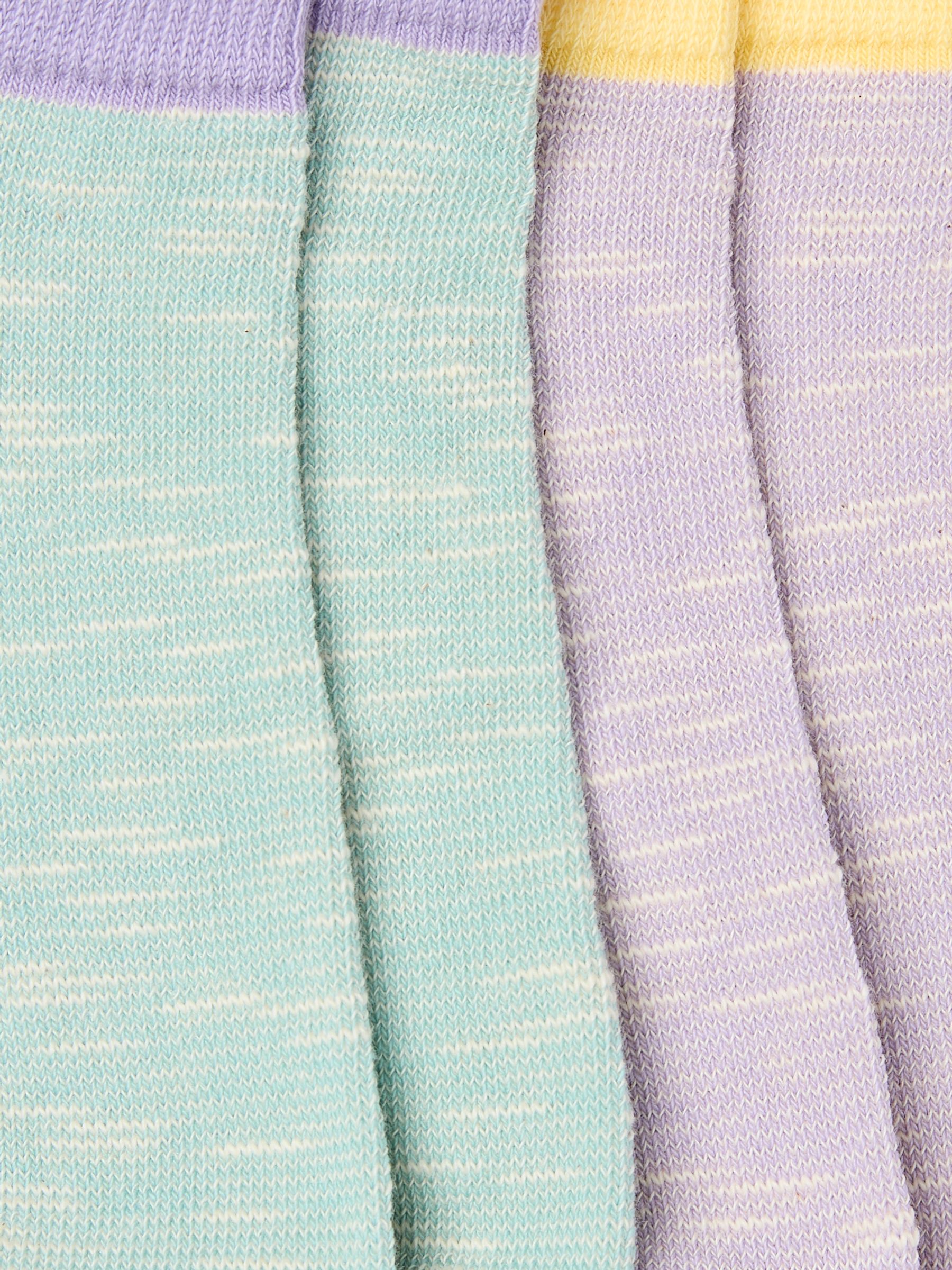 Multi Colour 2 Pack Women's Trainer Socks - Image 2 of 2