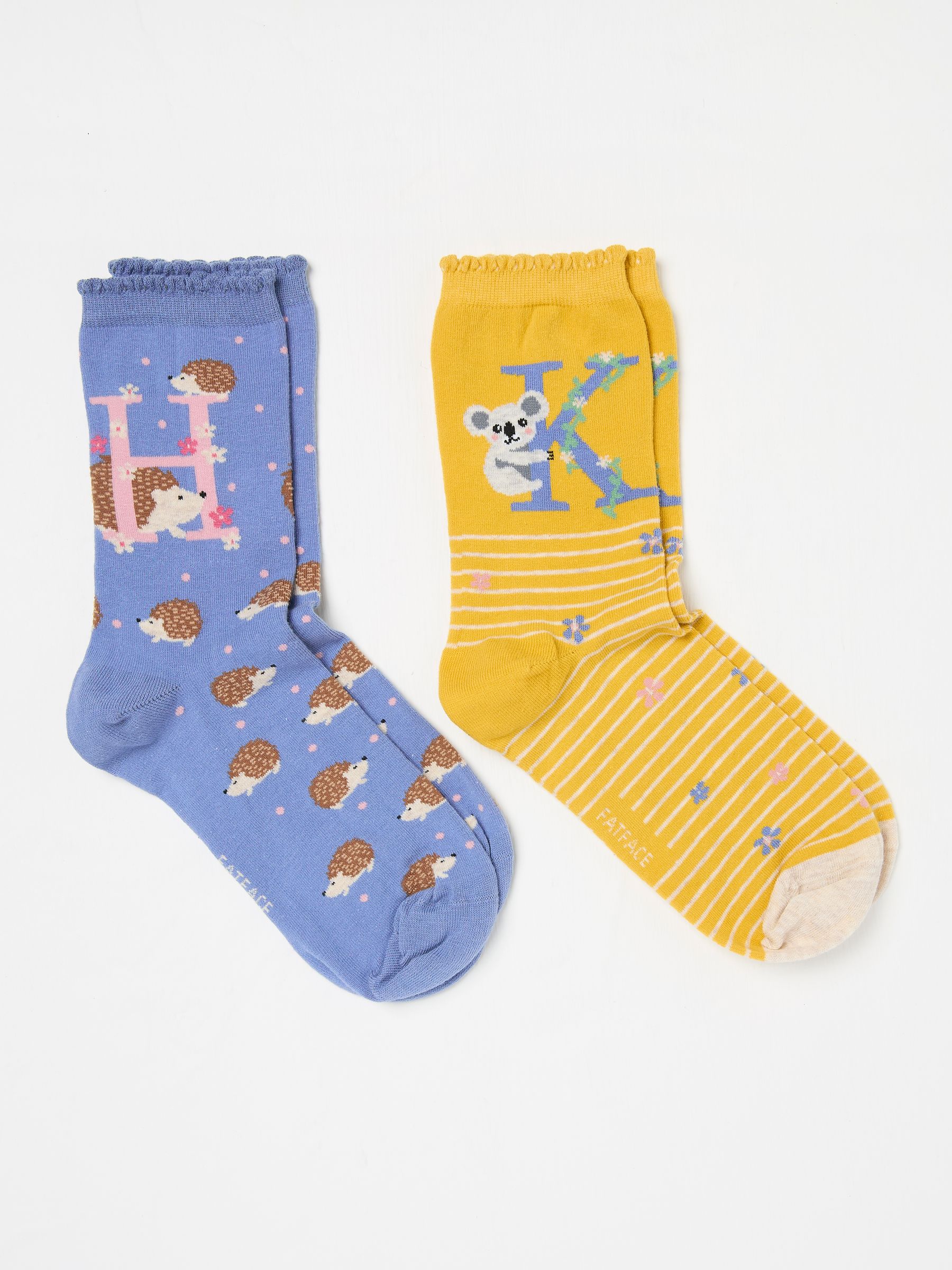 Multicolour Alphabet Socks - Image 2 of 2