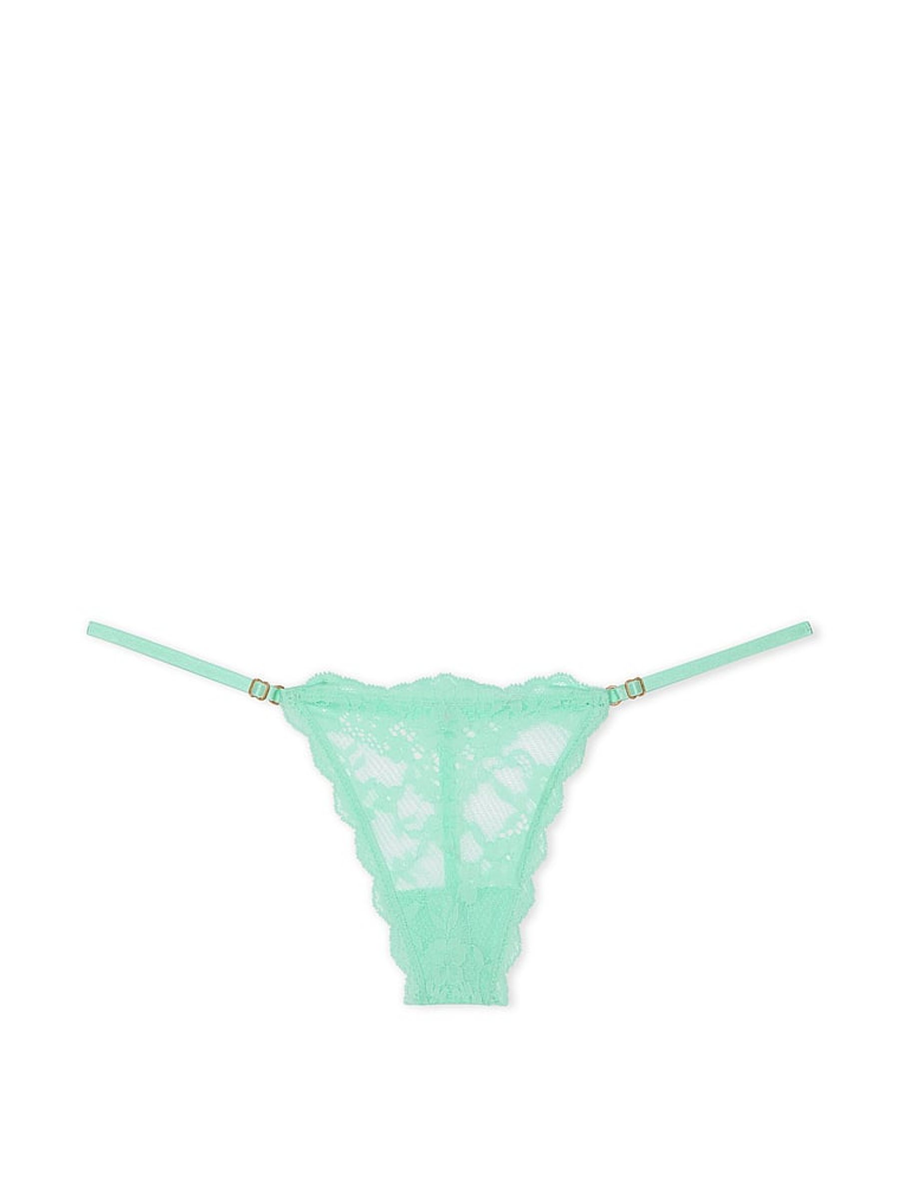 Waterfall Green G String Lace Knickers - Image 3 of 3