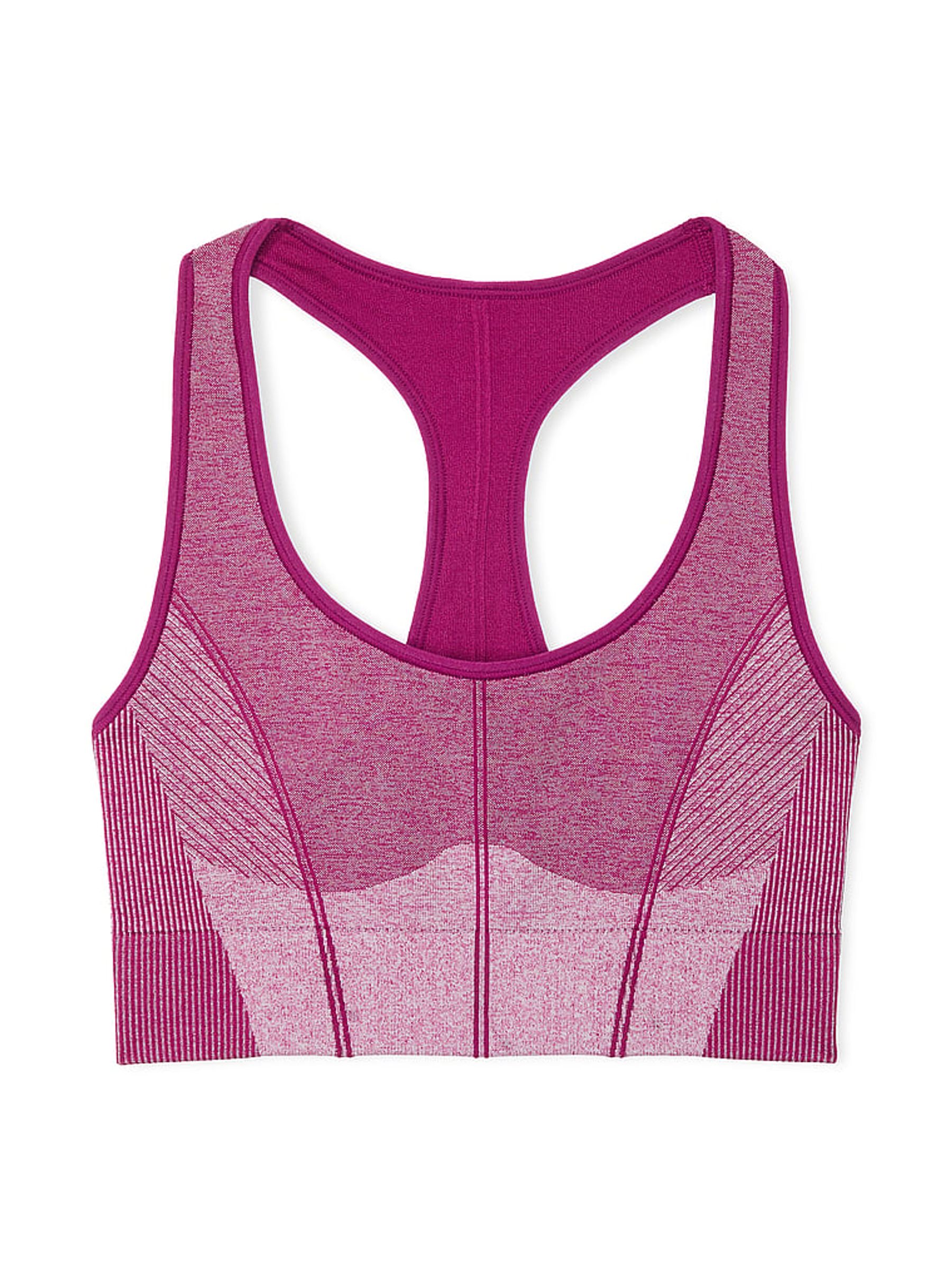 Thriller Purple Marl Seamless Sports Bra - Image 4 of 4