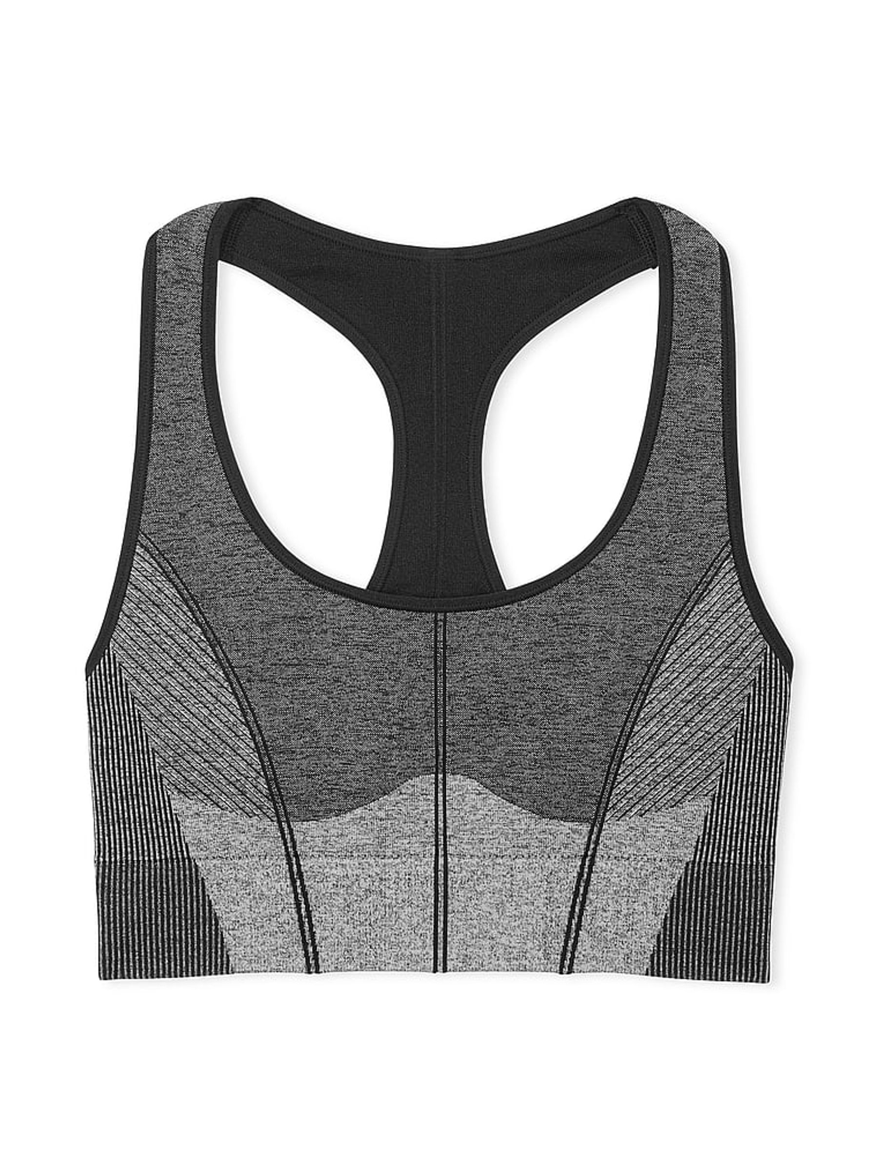 Black Marl Seamless Sports Bra - Image 4 of 4