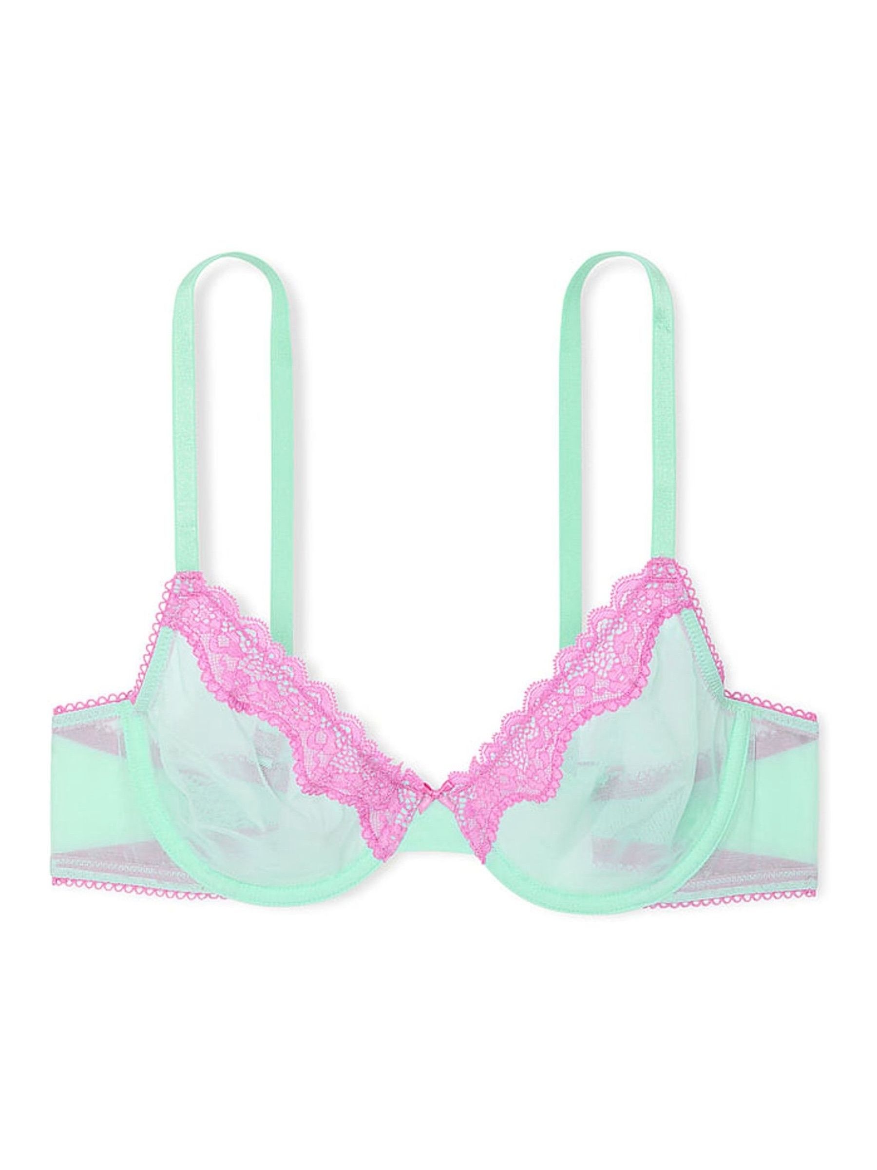 Waterfall Green Unlined Demi Bra - Image 3 of 3