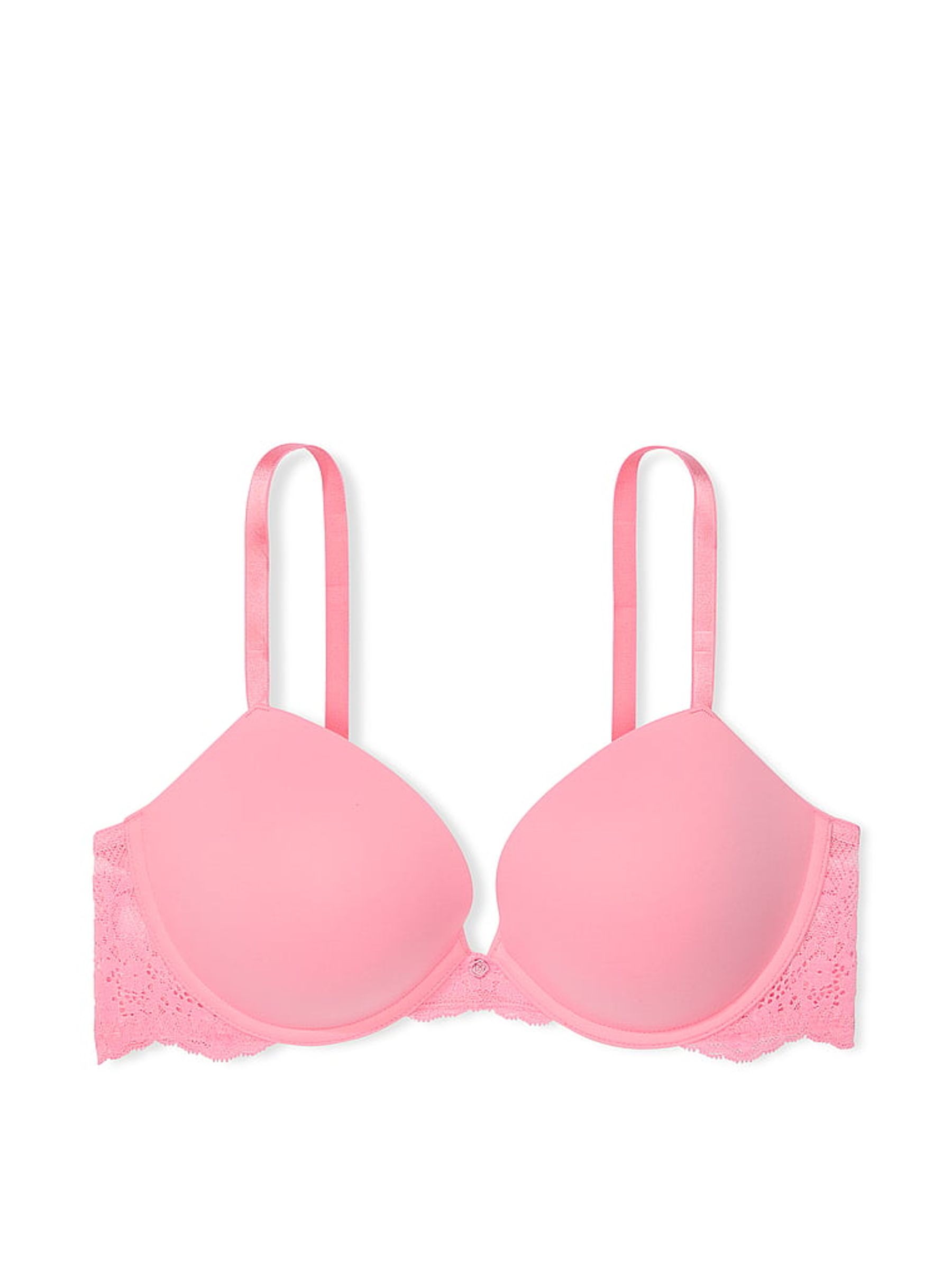 Pink Hope Lace Trim Push Up Bra - Image 3 of 3