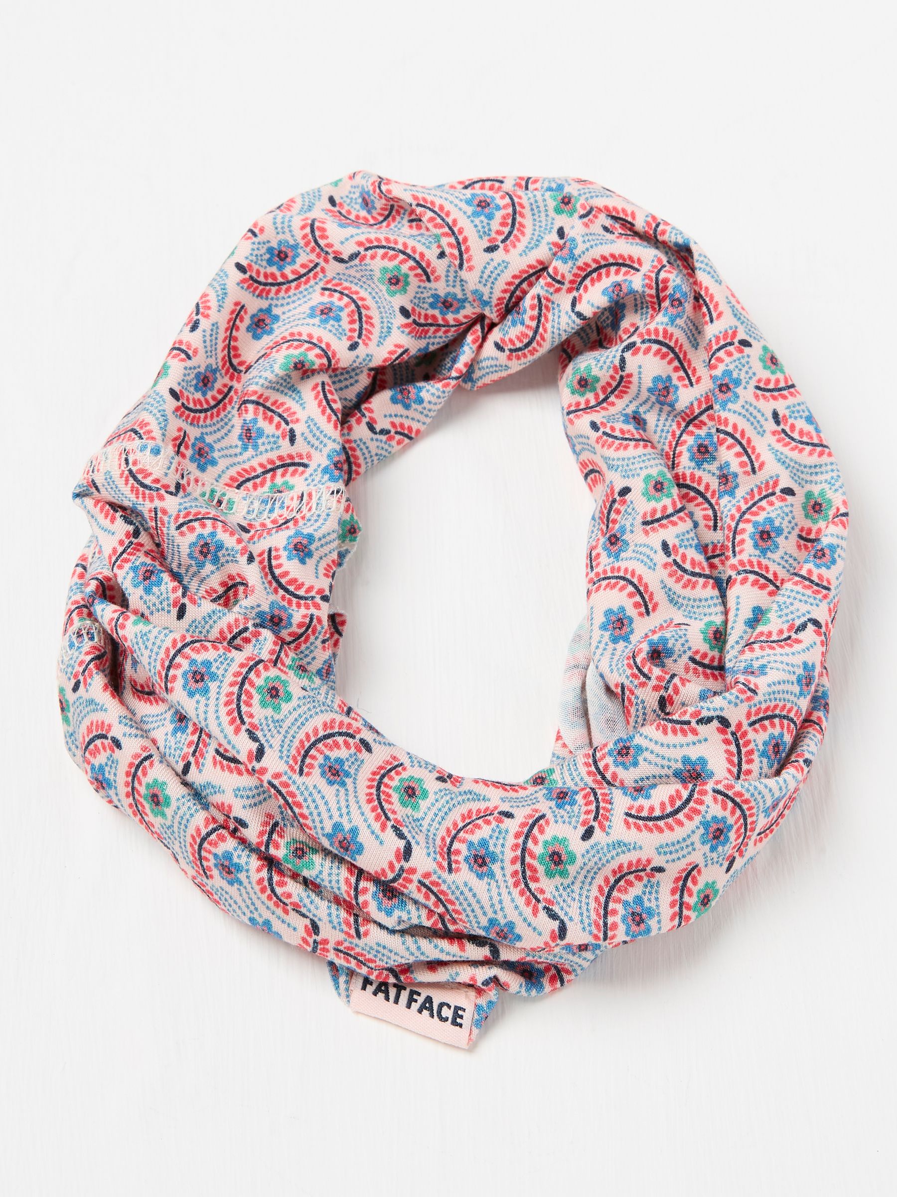 Pink Floral Print Multi Use Snood - Image 1 of 2