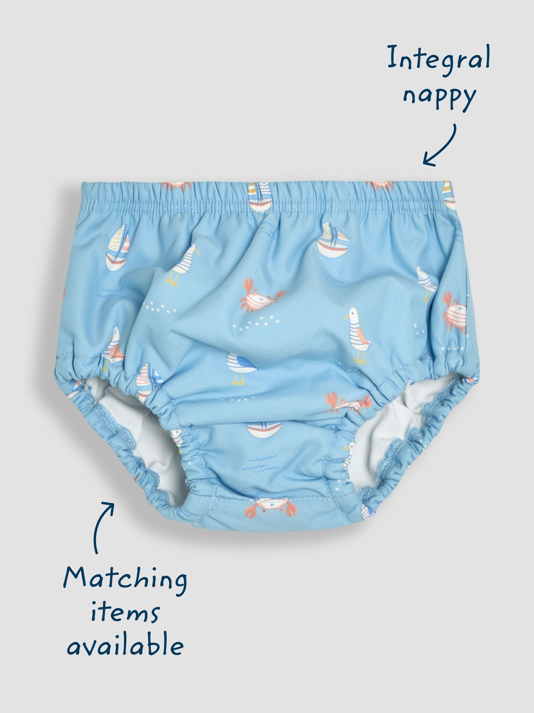 Boat Blue Swim Nappy - Image 4 of 5