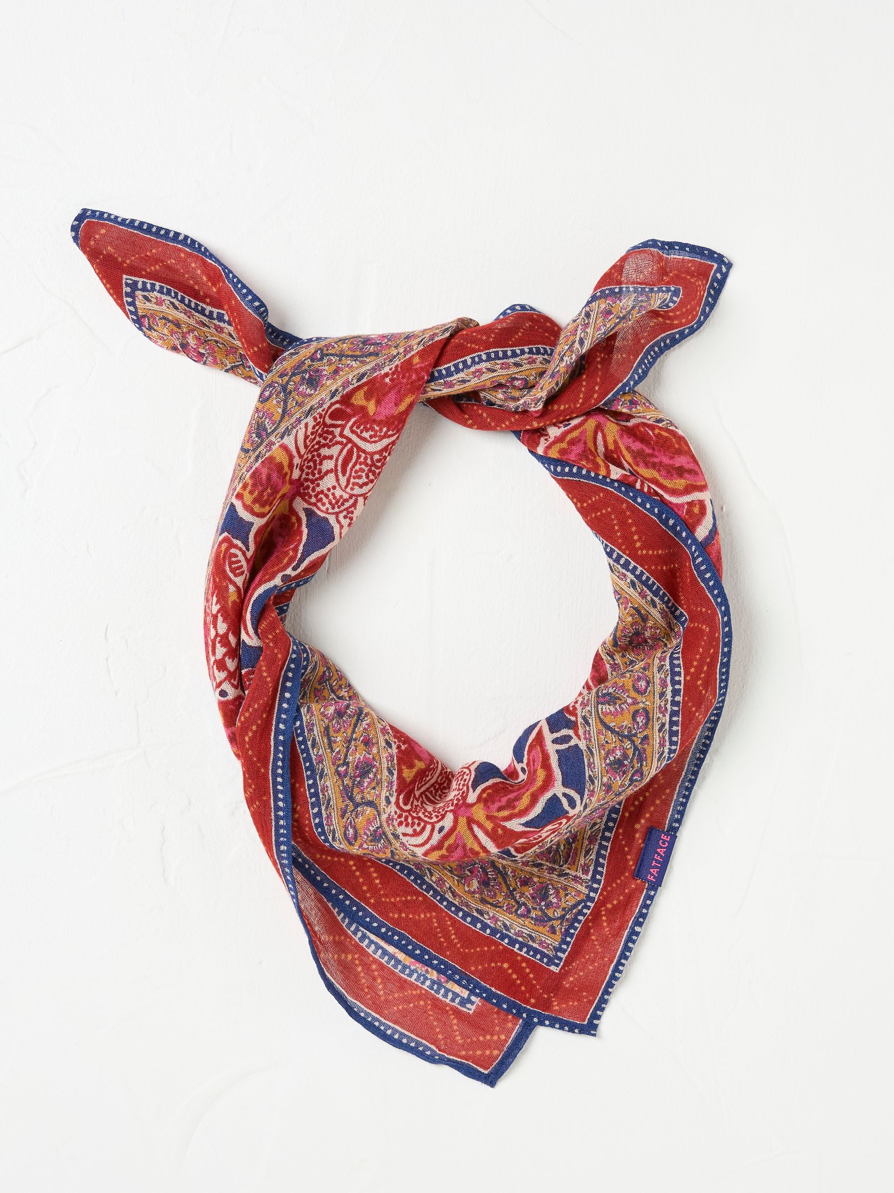 Blue Utopia Printed Hair Scarf - Image 4 of 5