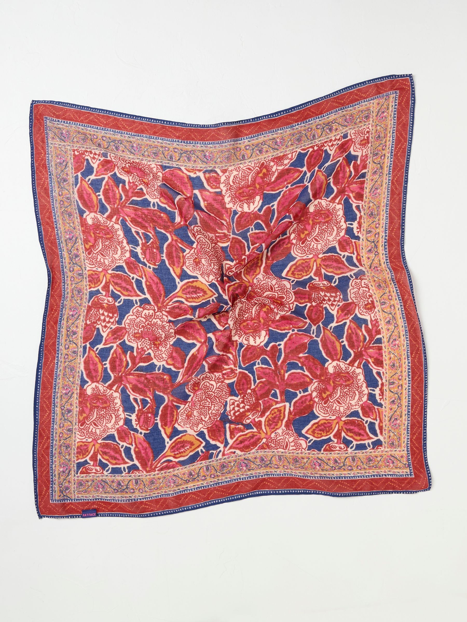Blue Utopia Printed Hair Scarf - Image 5 of 5