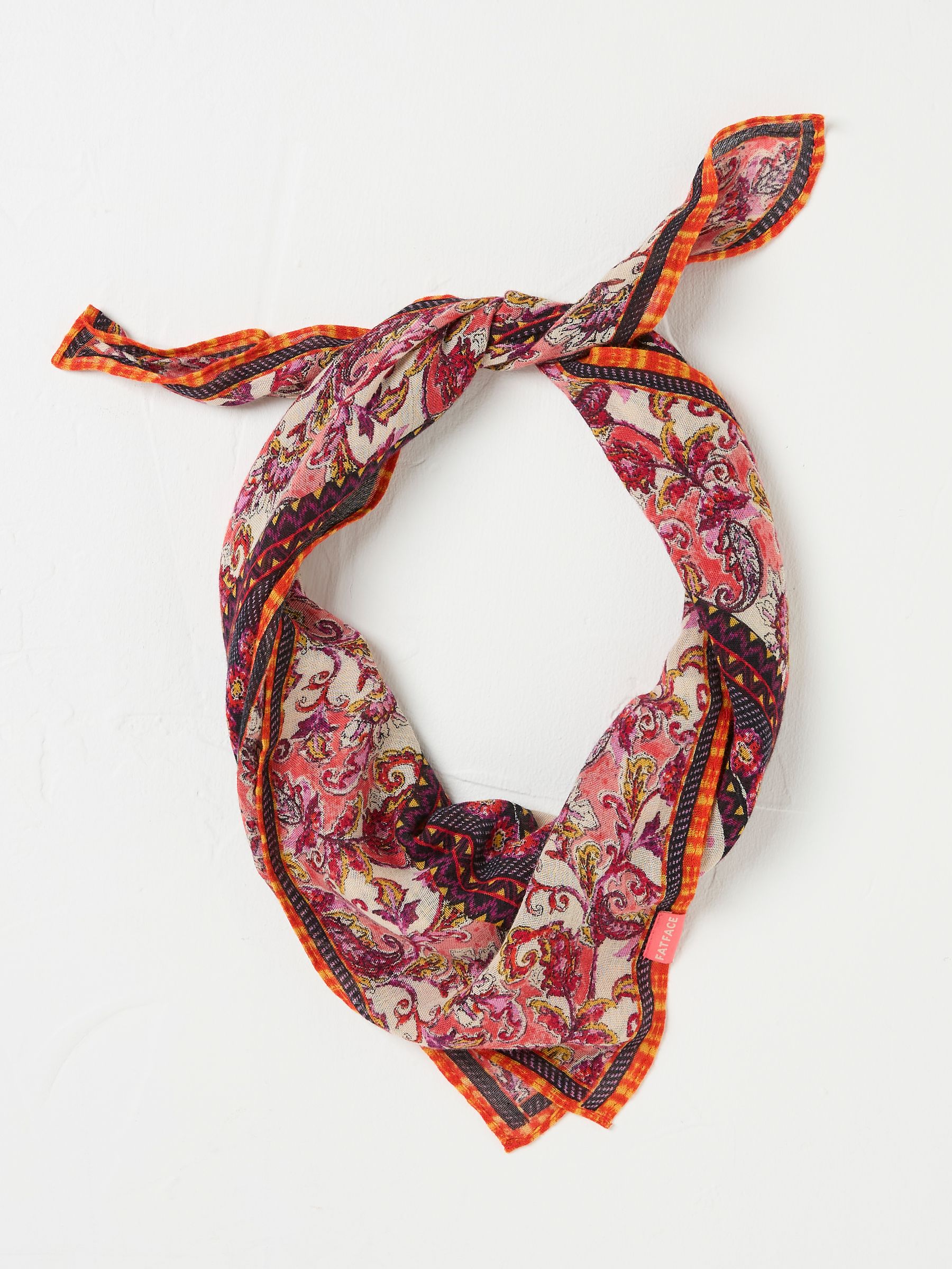 Pink Innocence Printed Hair Scarf - Image 1 of 3