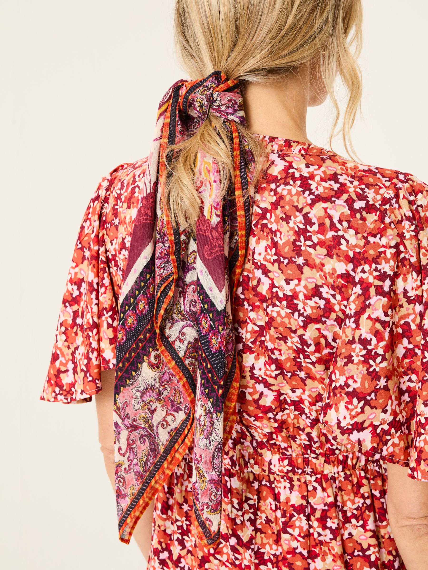 Pink Innocence Printed Hair Scarf - Image 2 of 3