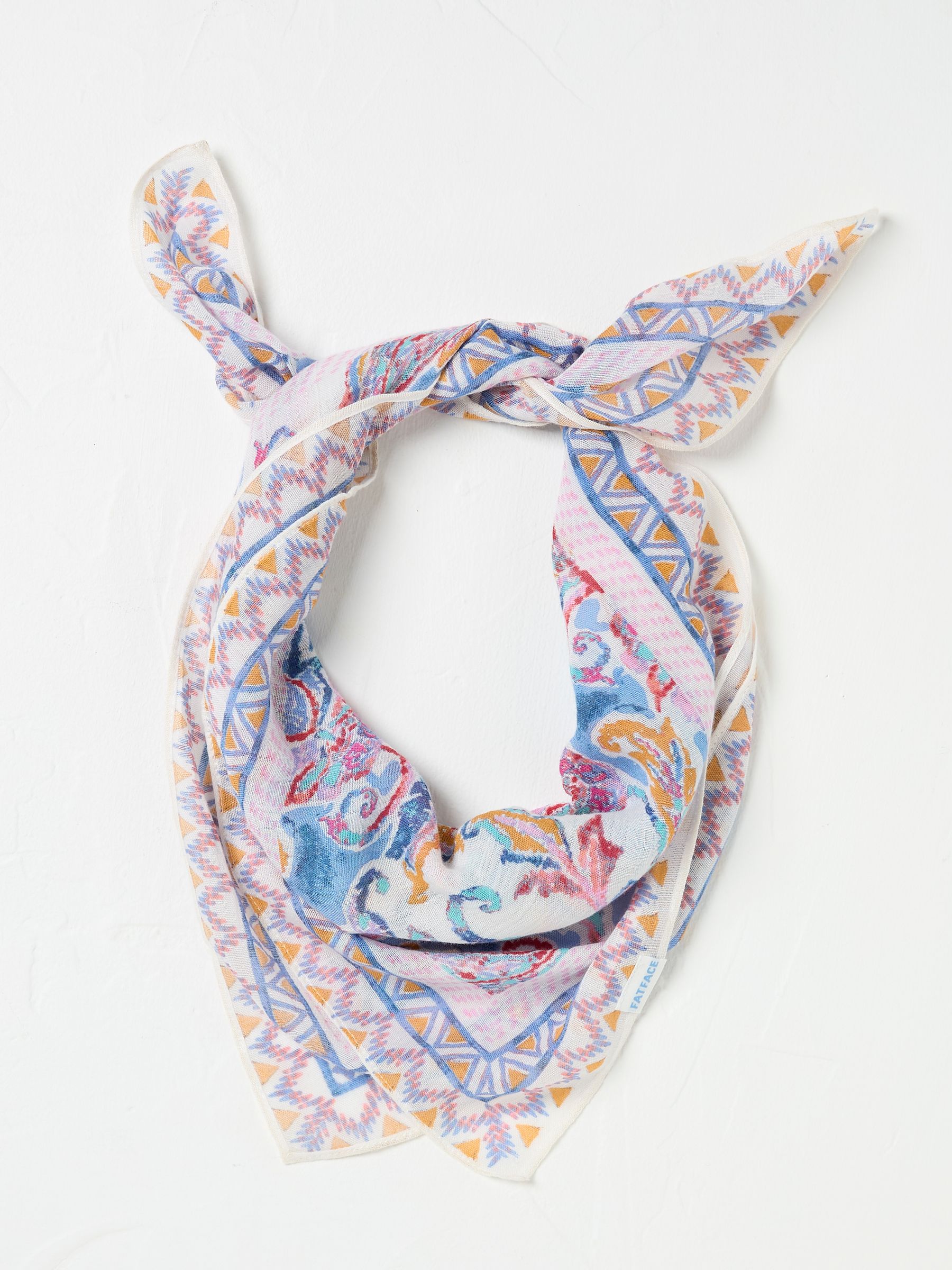 Pink Utopia Printed Hair Scarf - Image 1 of 2