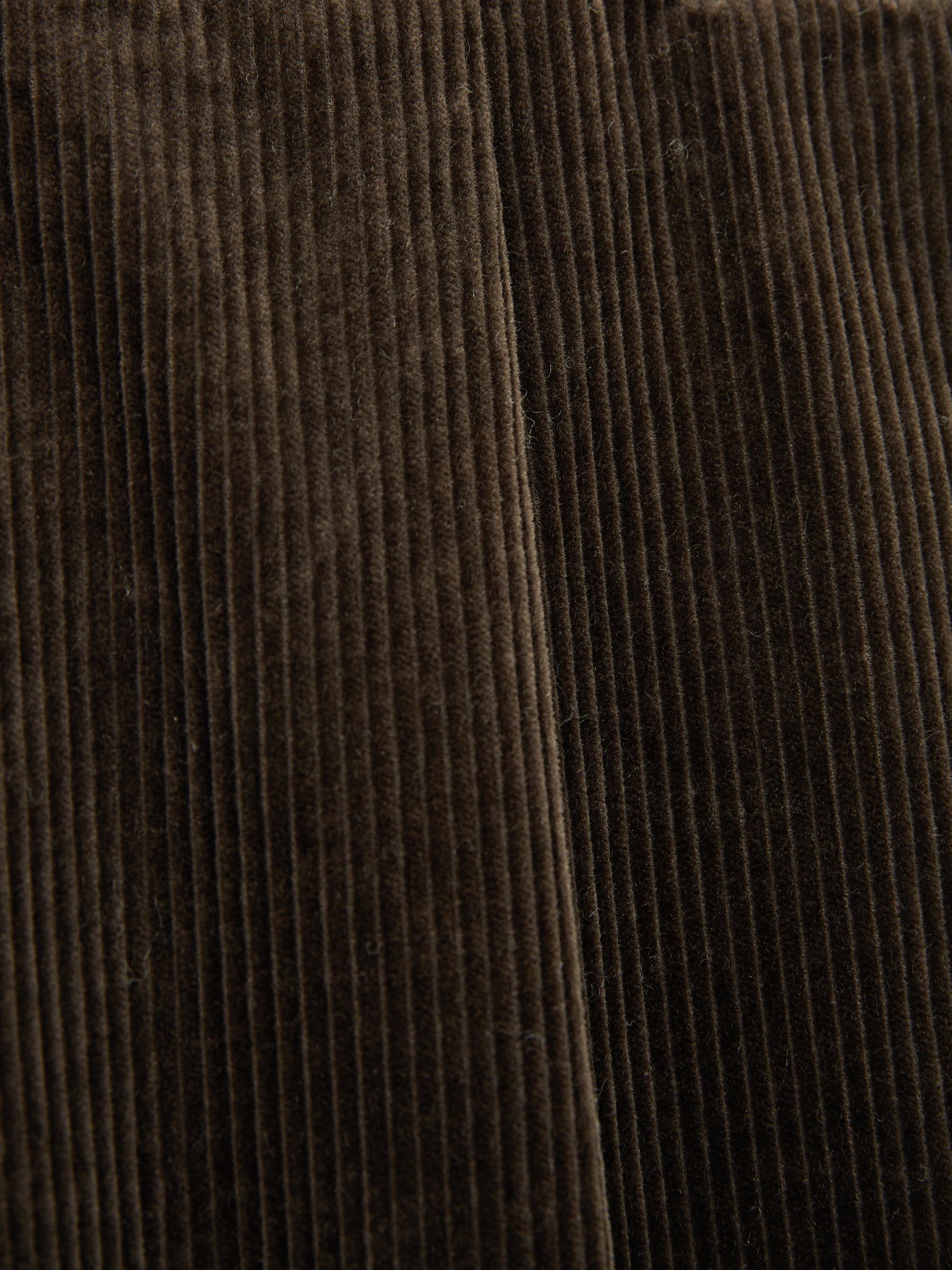 Oscar Jacobson Regular-Fit Corduroy Trousers in Dark Brown - Image 6 of 6