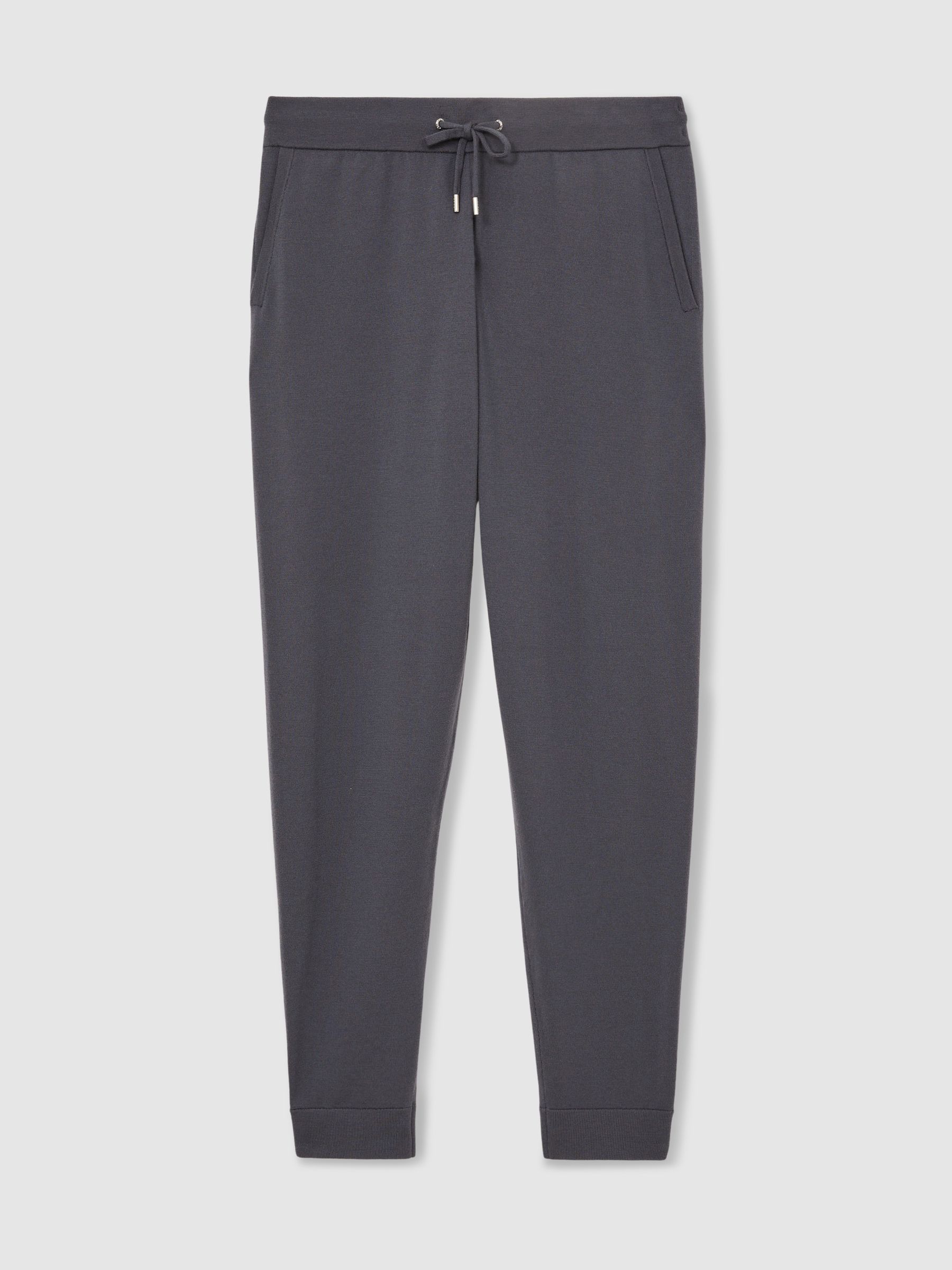 Merino-Blend Stretch Joggers in Blackened Blue - Image 2 of 6