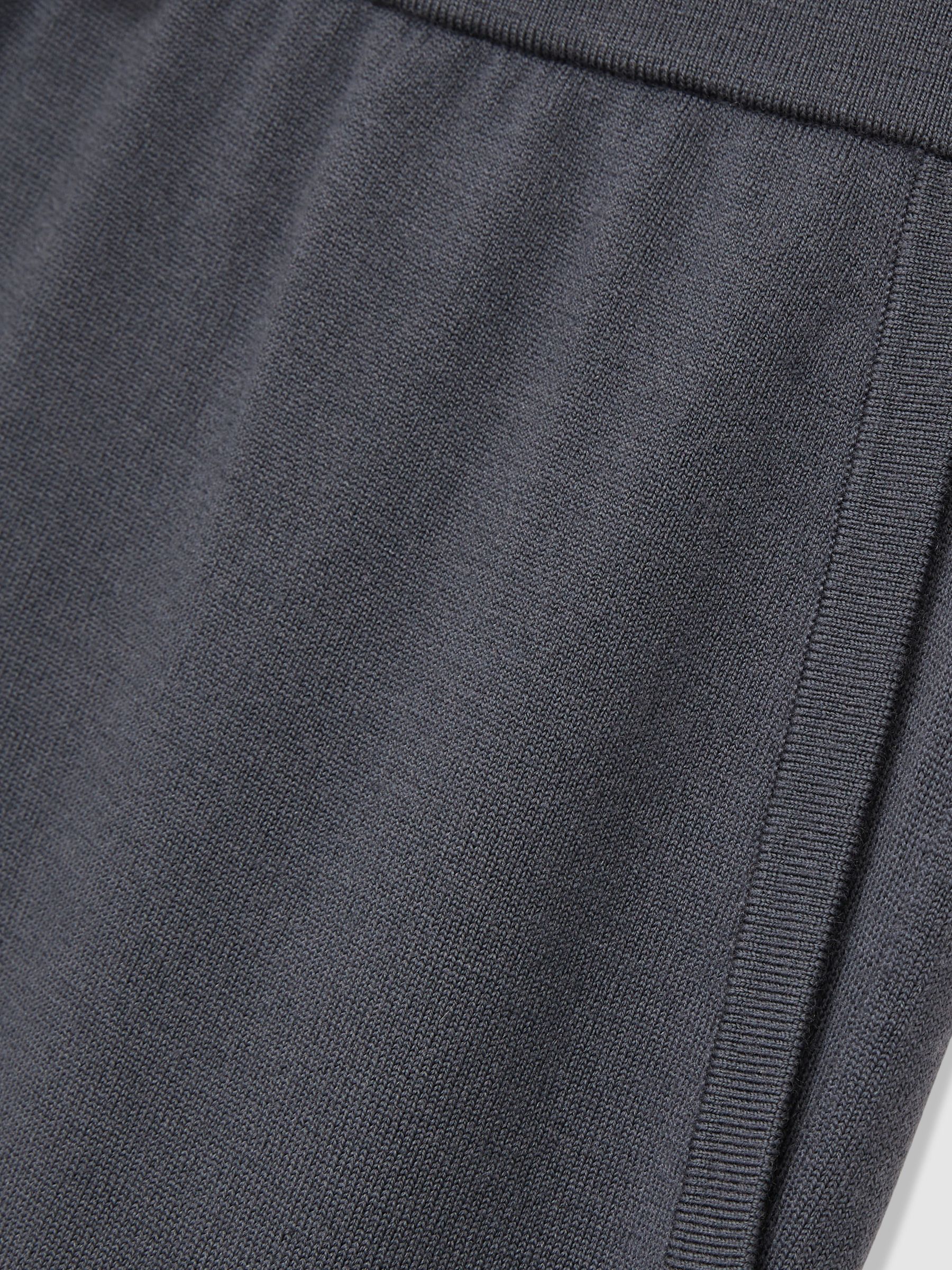 Merino-Blend Stretch Joggers in Blackened Blue - Image 6 of 6