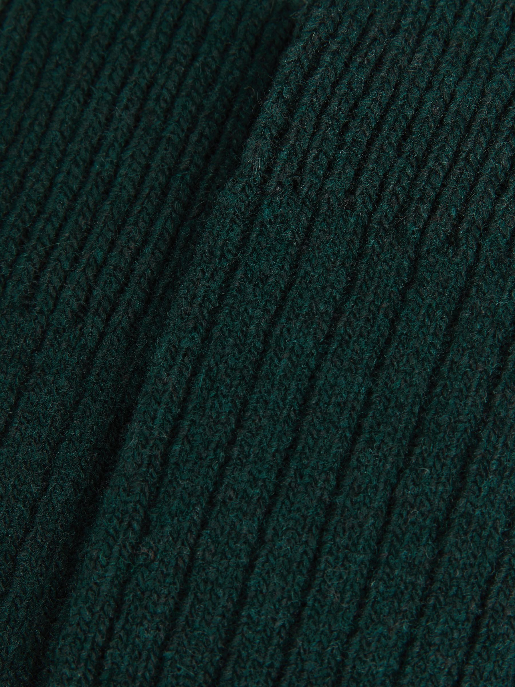 Ribbed Socks With Wool And Cashmere in Forest Green - Image 3 of 3