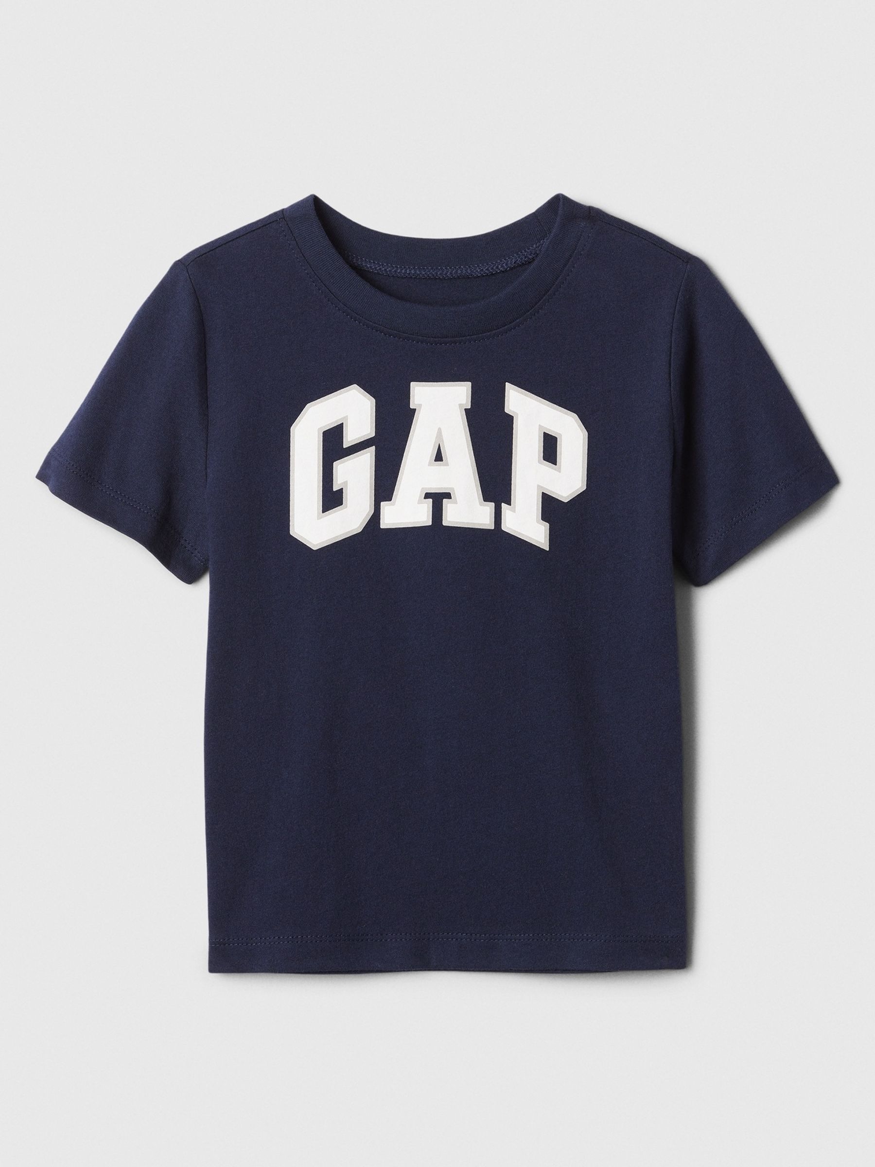 Navy/Blue Logo Short Sleeve Crew Neck T-Shirt (Newborn-5yrs) - Image 1 of 3