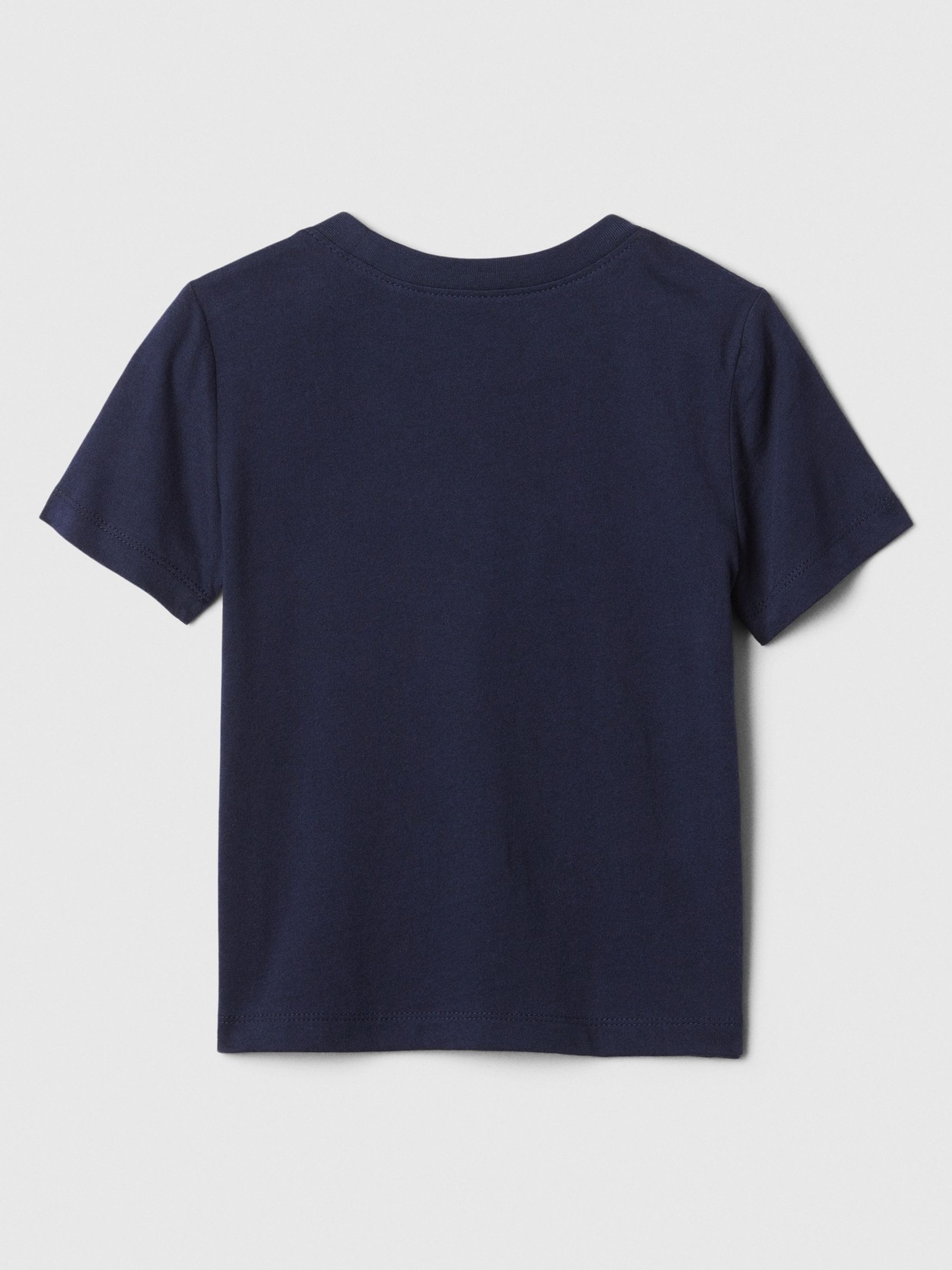 Navy/Blue Logo Short Sleeve Crew Neck T-Shirt (Newborn-5yrs) - Image 2 of 3