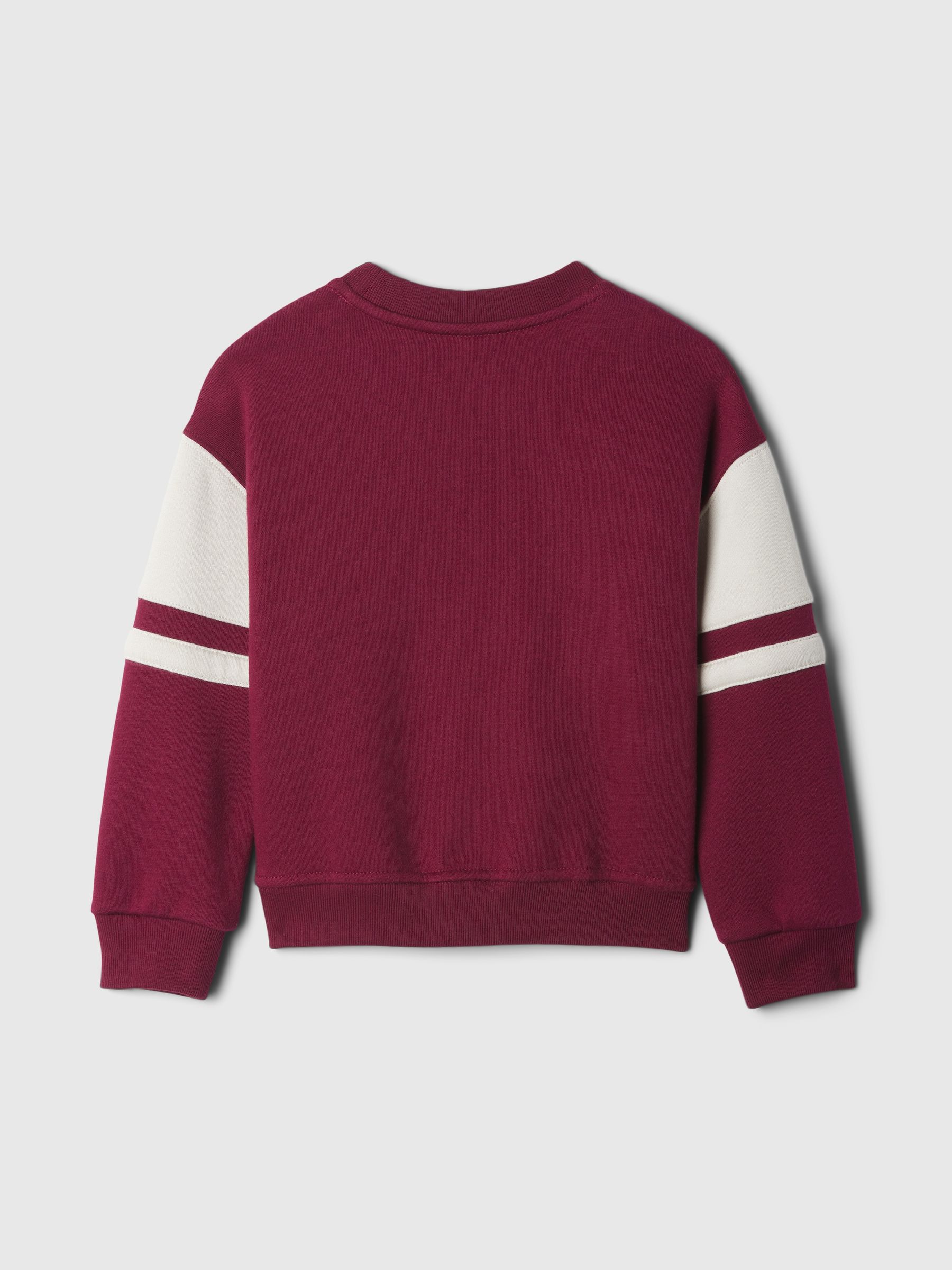 Burgundy Red Vintage Soft Sesame Street Varsity Jumper (6mths-5yrs) - Image 2 of 2