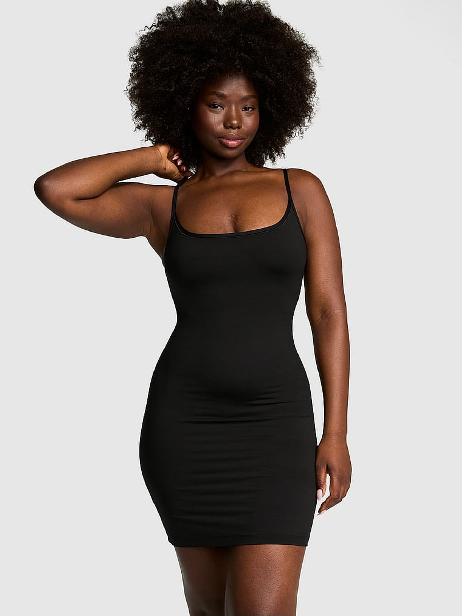 Black Slip Dress - Image 1 of 3