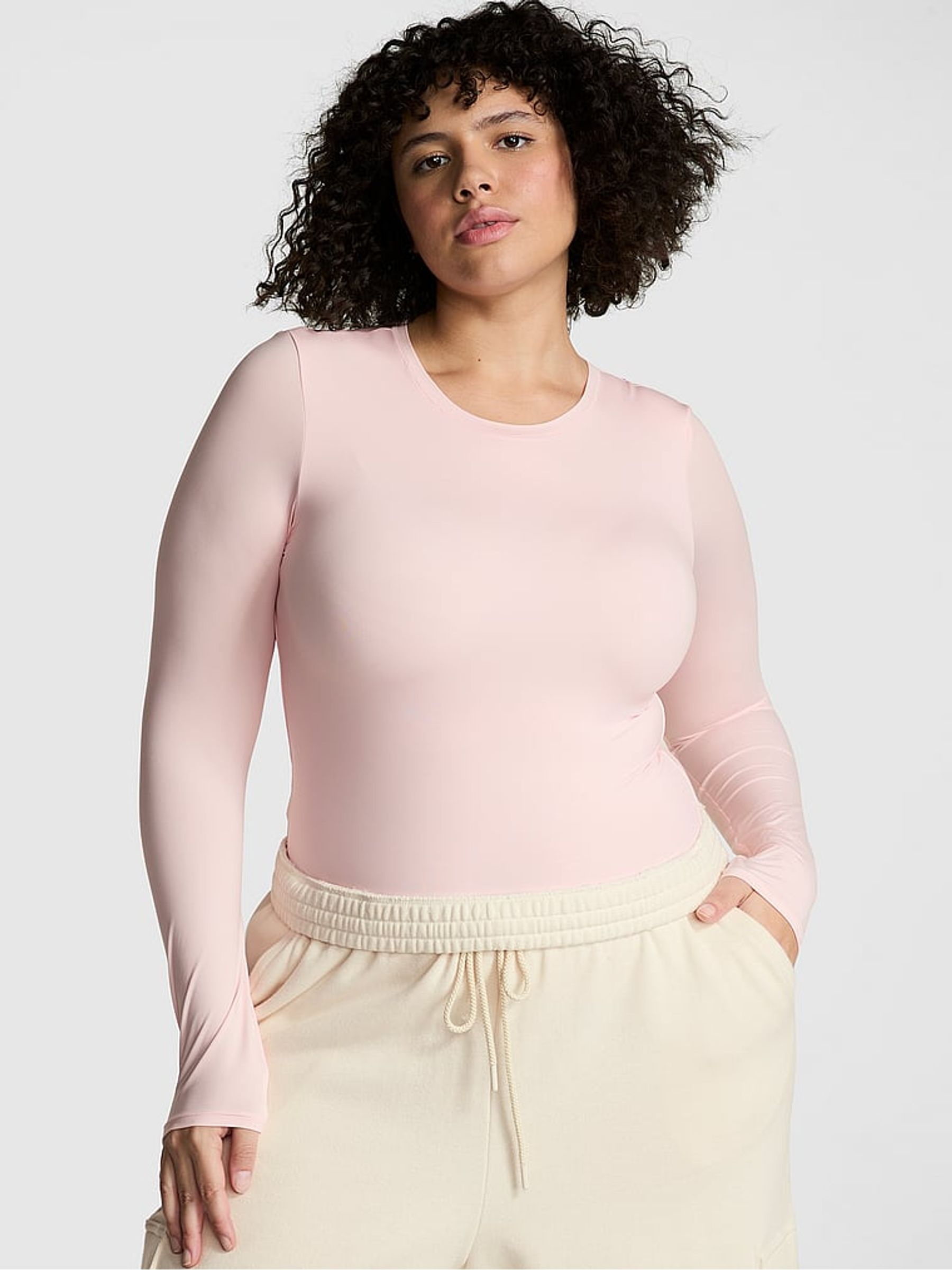 Angel Pink Long Sleeve T-Shirt - Image 1 of 3