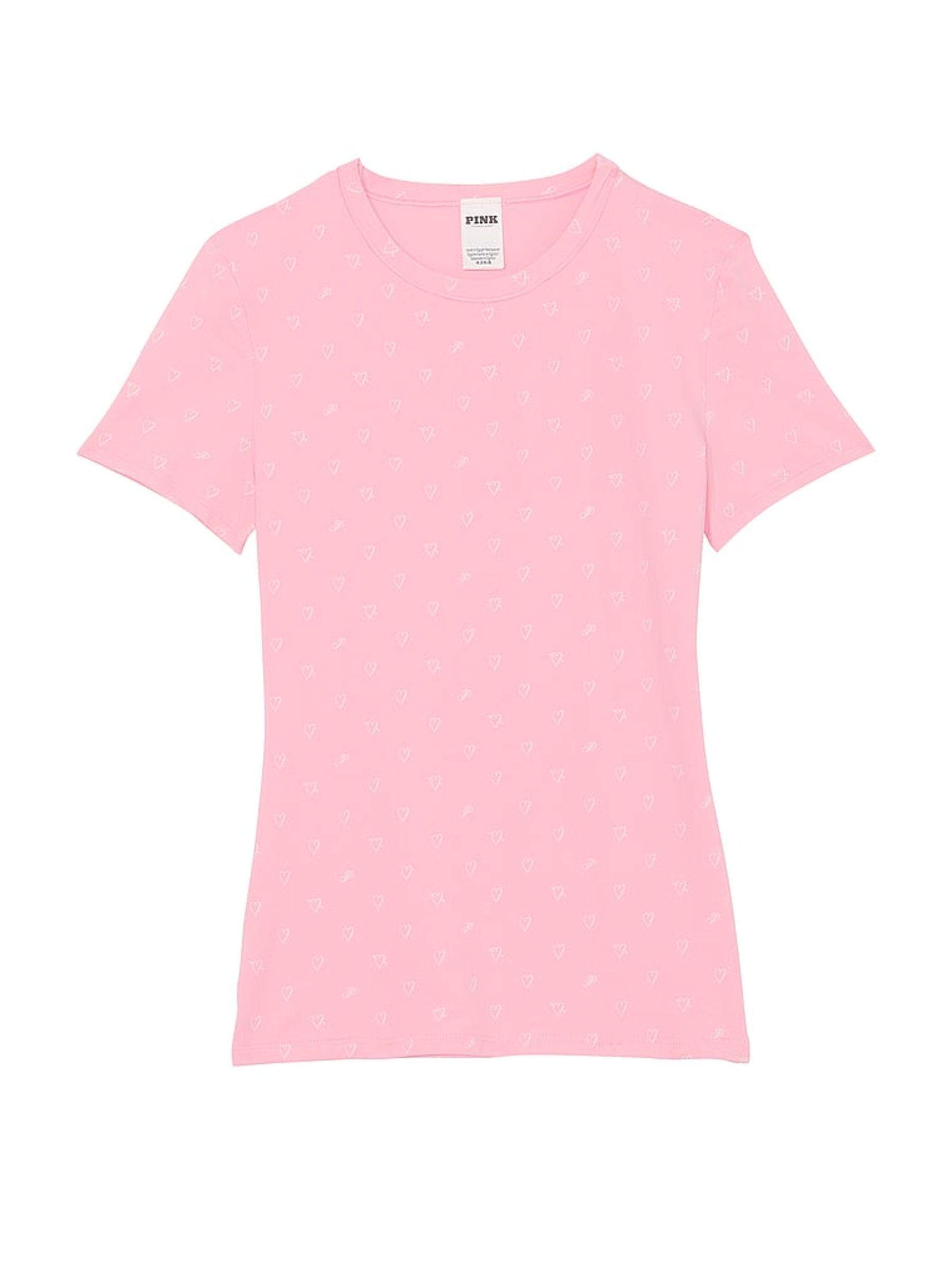 Petal Pink Heart Short Sleeve T-Shirt - Image 3 of 3