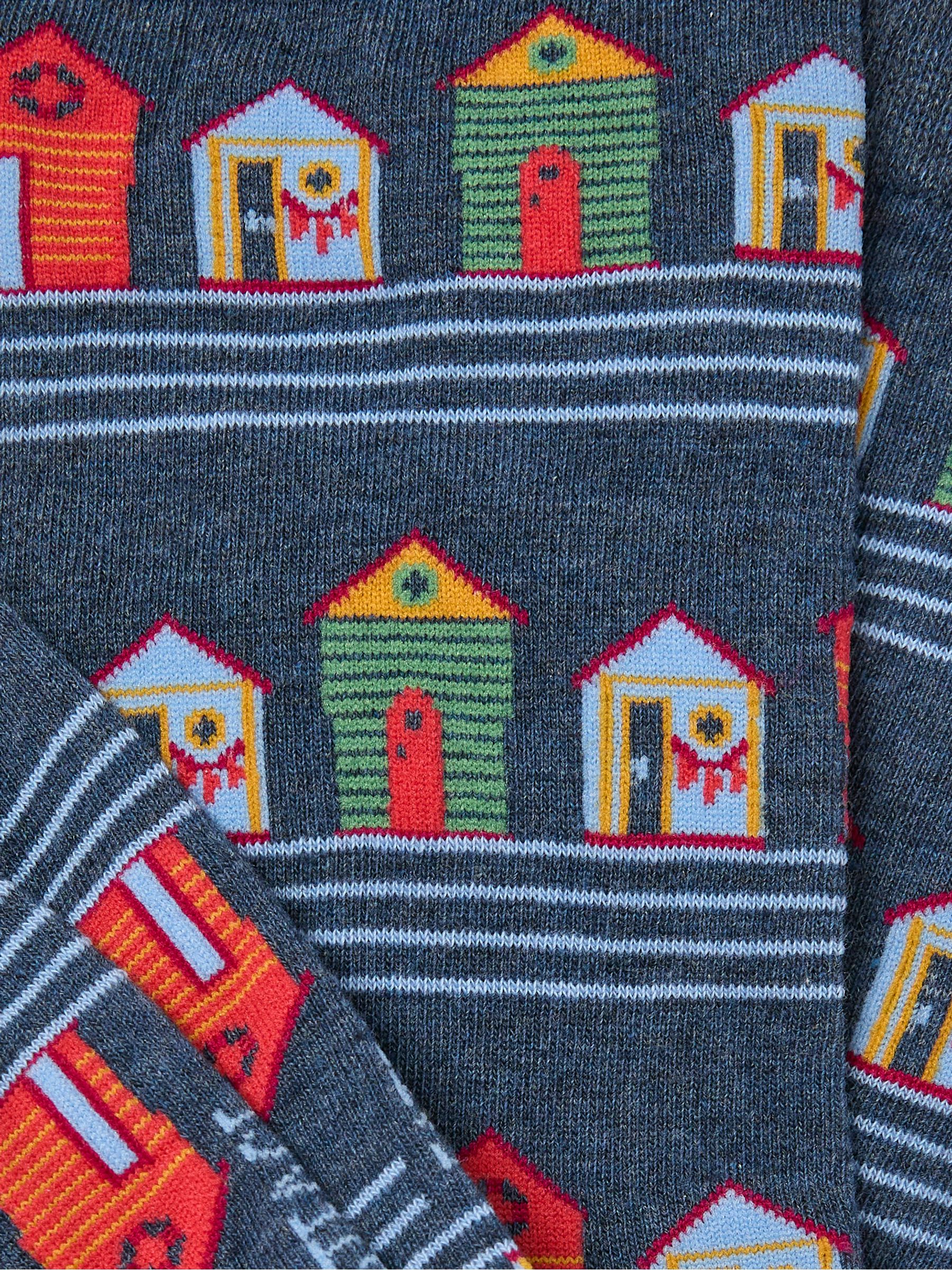 Blue Beach Hut Socks - Image 2 of 2