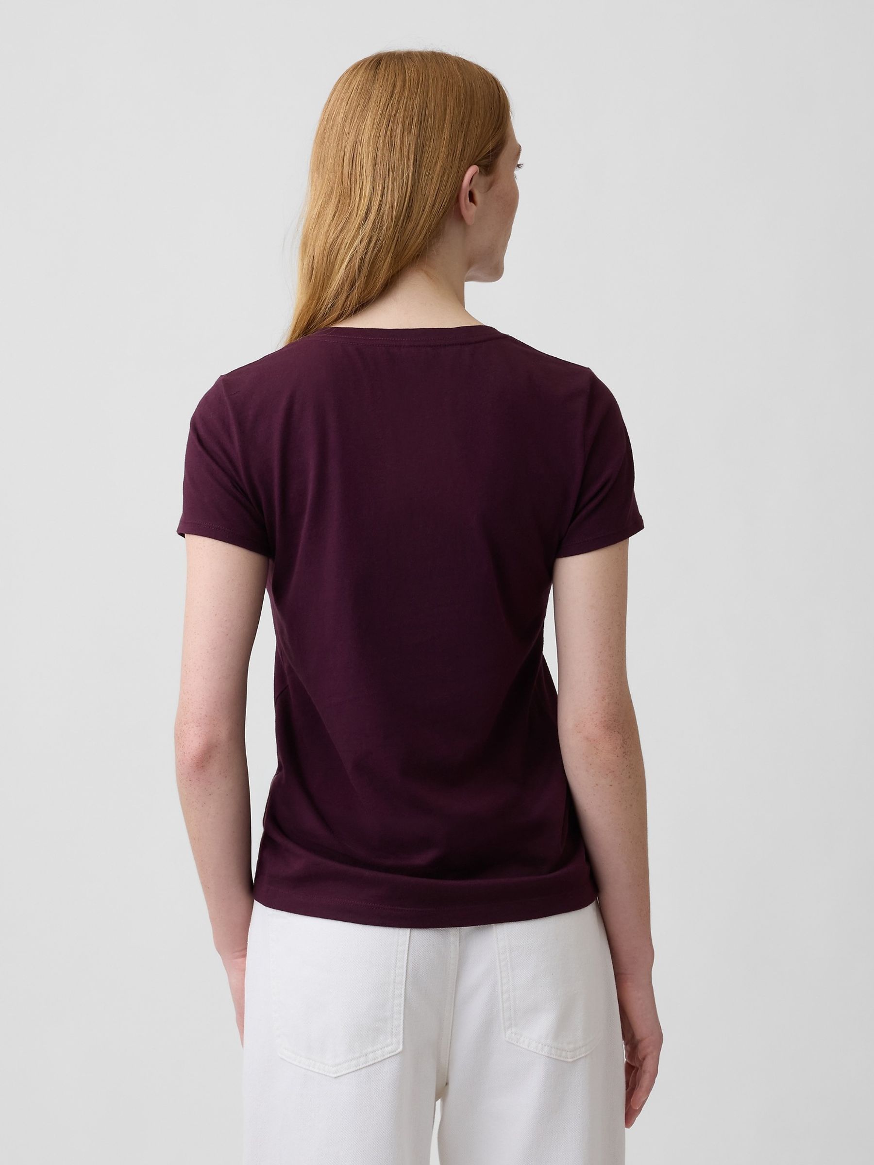 Burgundy/Purple Logo Short Sleeve T-Shirt - Image 2 of 4