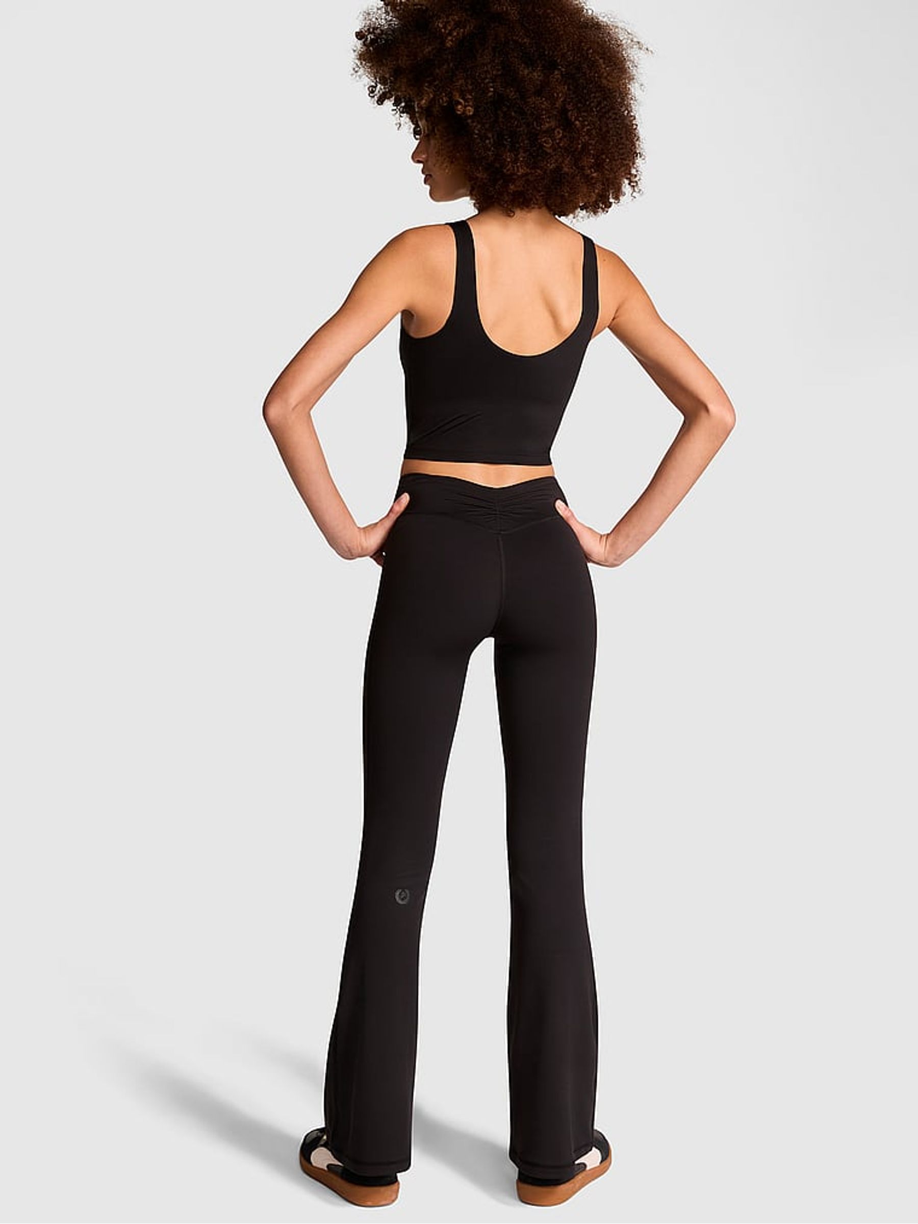 Black Flare Relay Cinch Leggings - Image 2 of 3