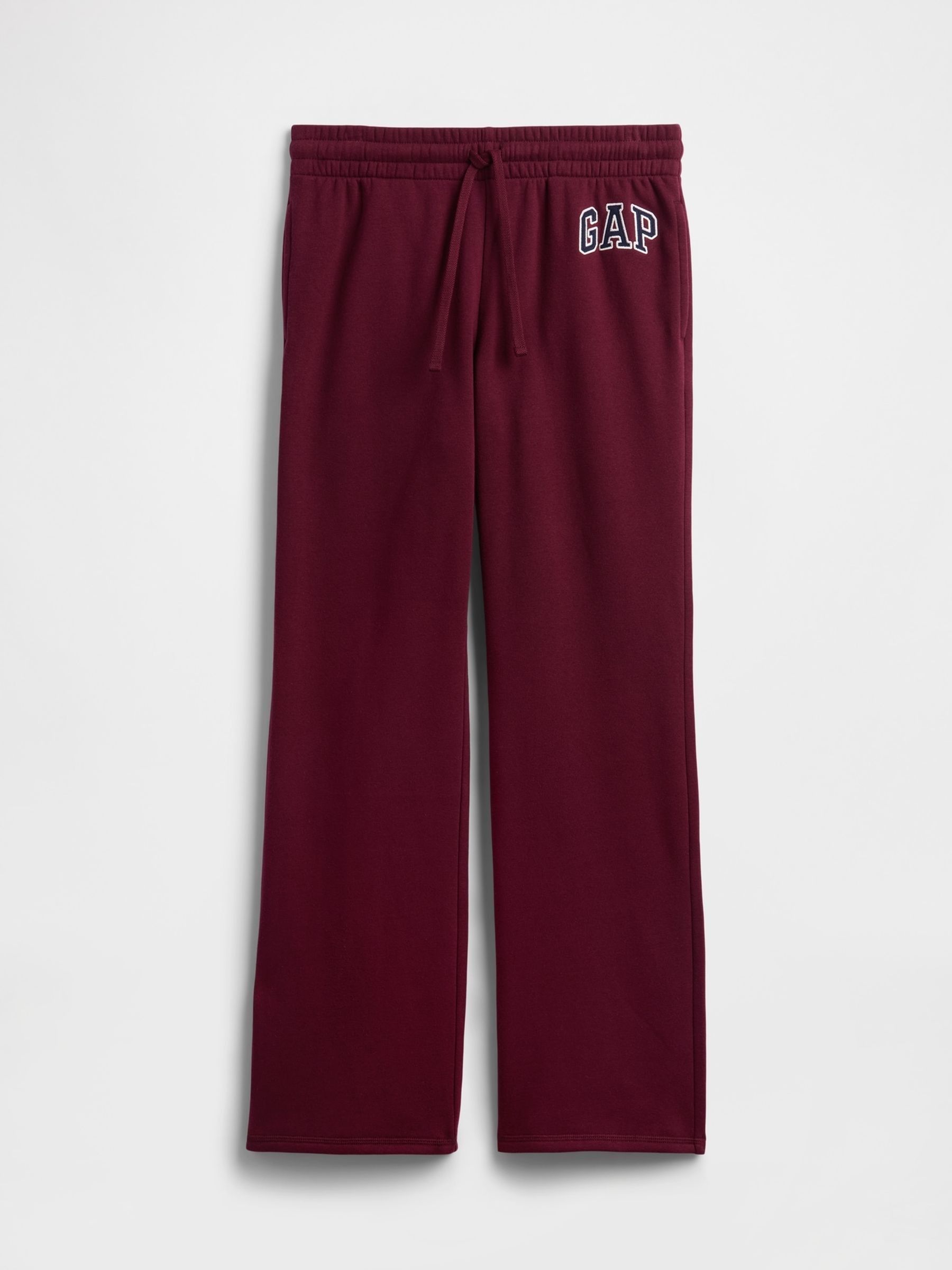 Burgundy Red Logo Straight Joggers - Image 5 of 5