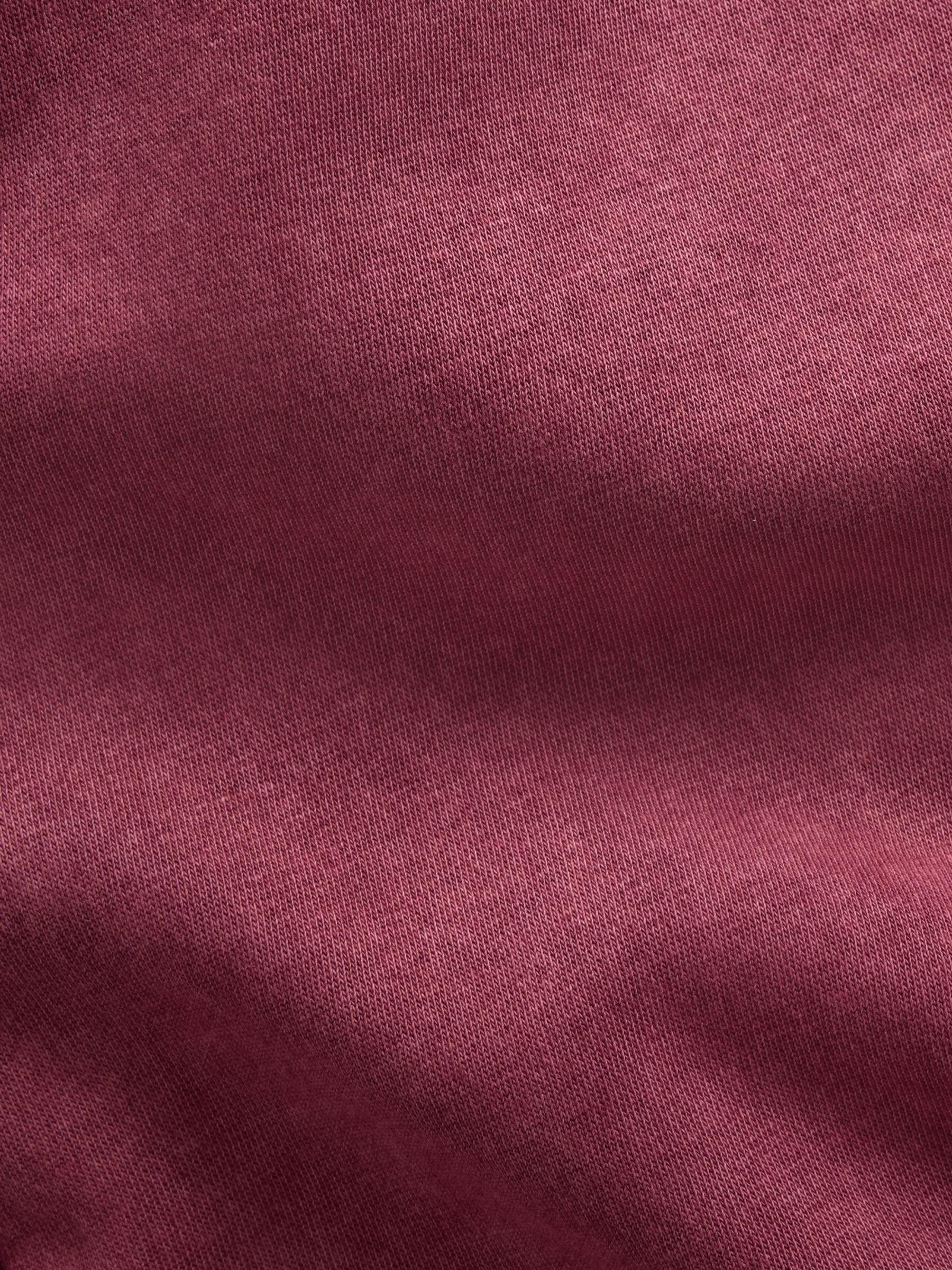 Burgundy Red VintageSoft Baggy Wide-Leg Joggers - Image 6 of 6