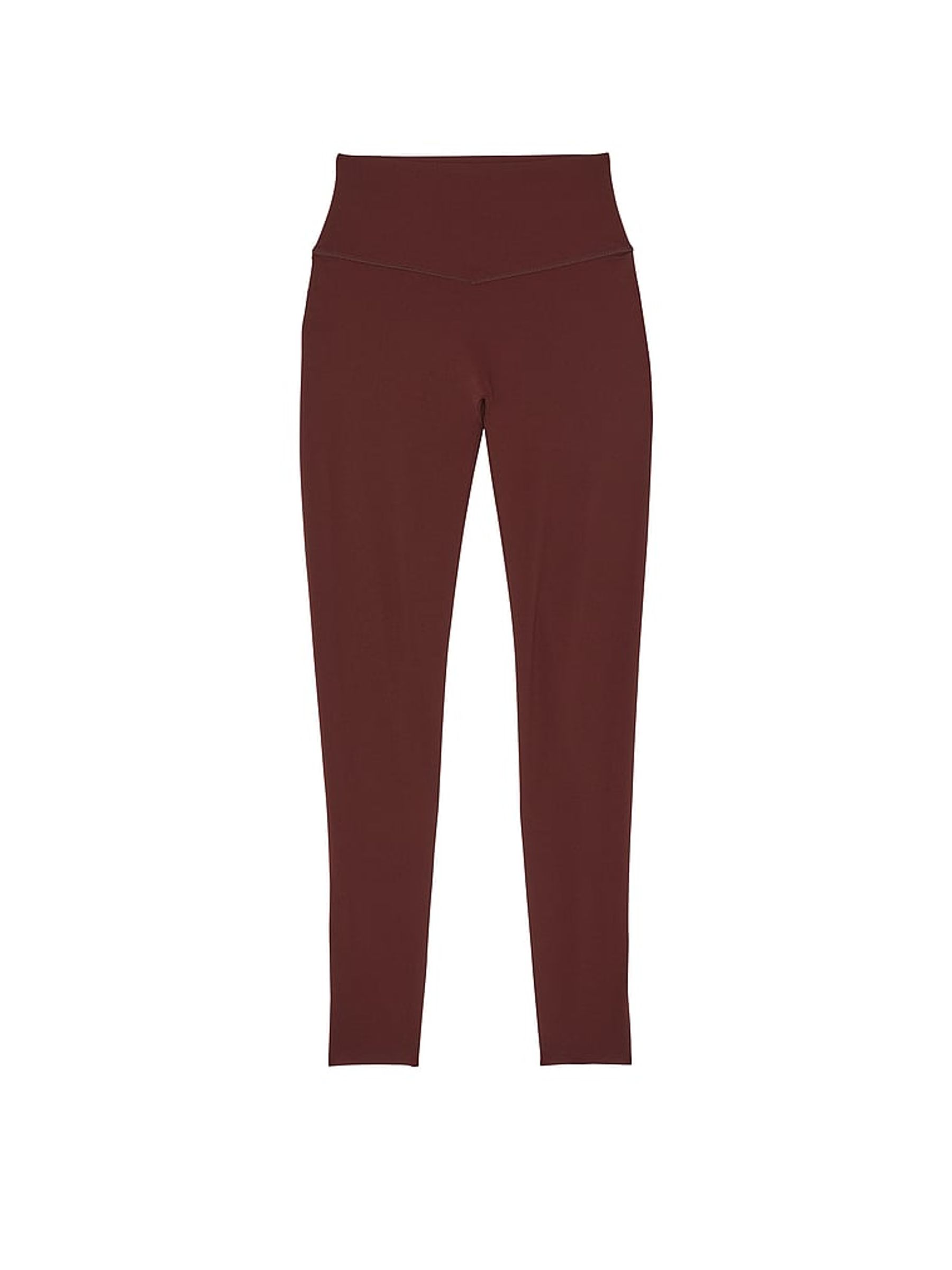 Burgundy Brown Full Length Elevate™ Leggings - Image 3 of 3