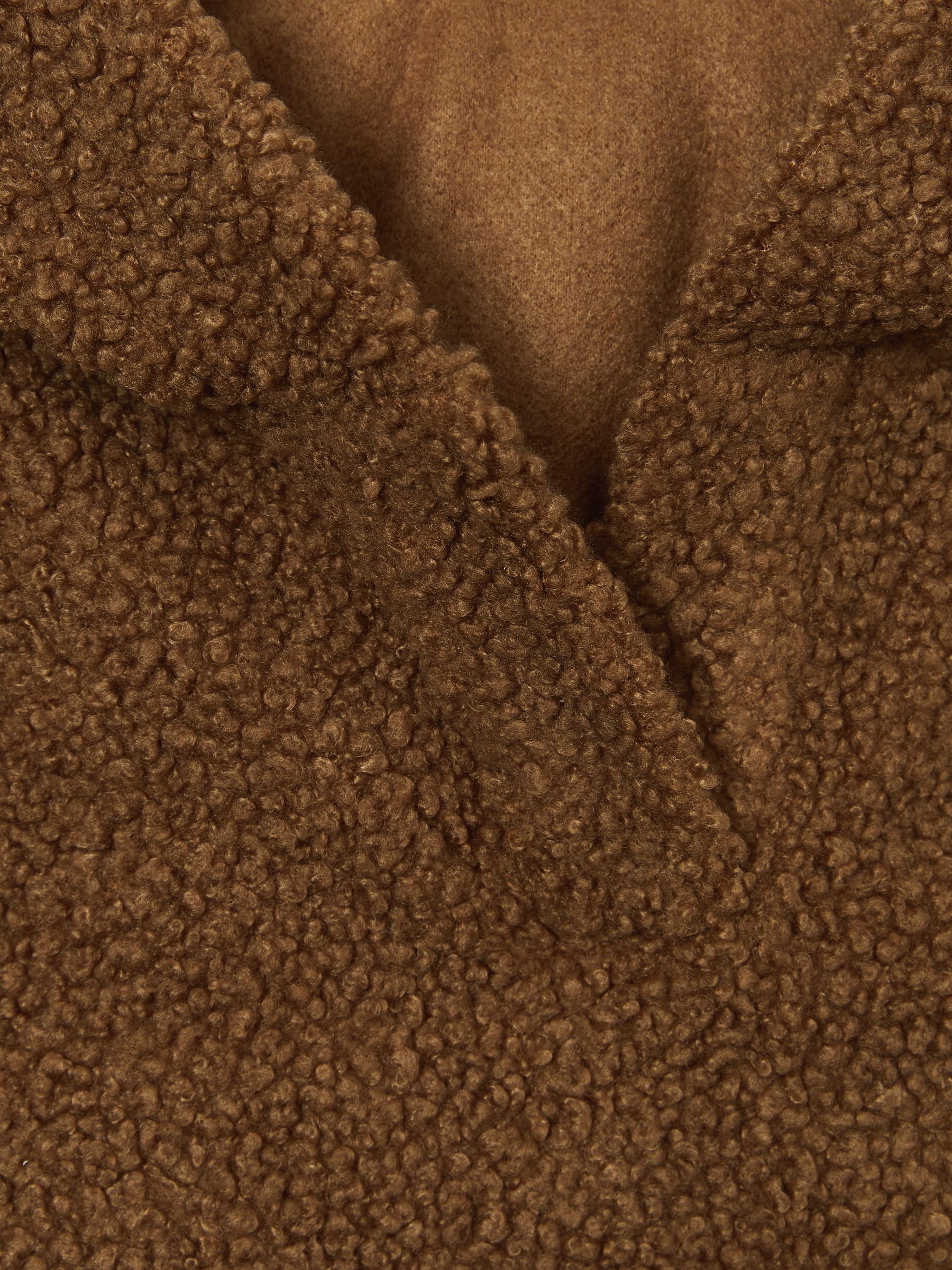 4-9 yrs Borg Hoodie And Joggers Set in Brown - Image 5 of 5