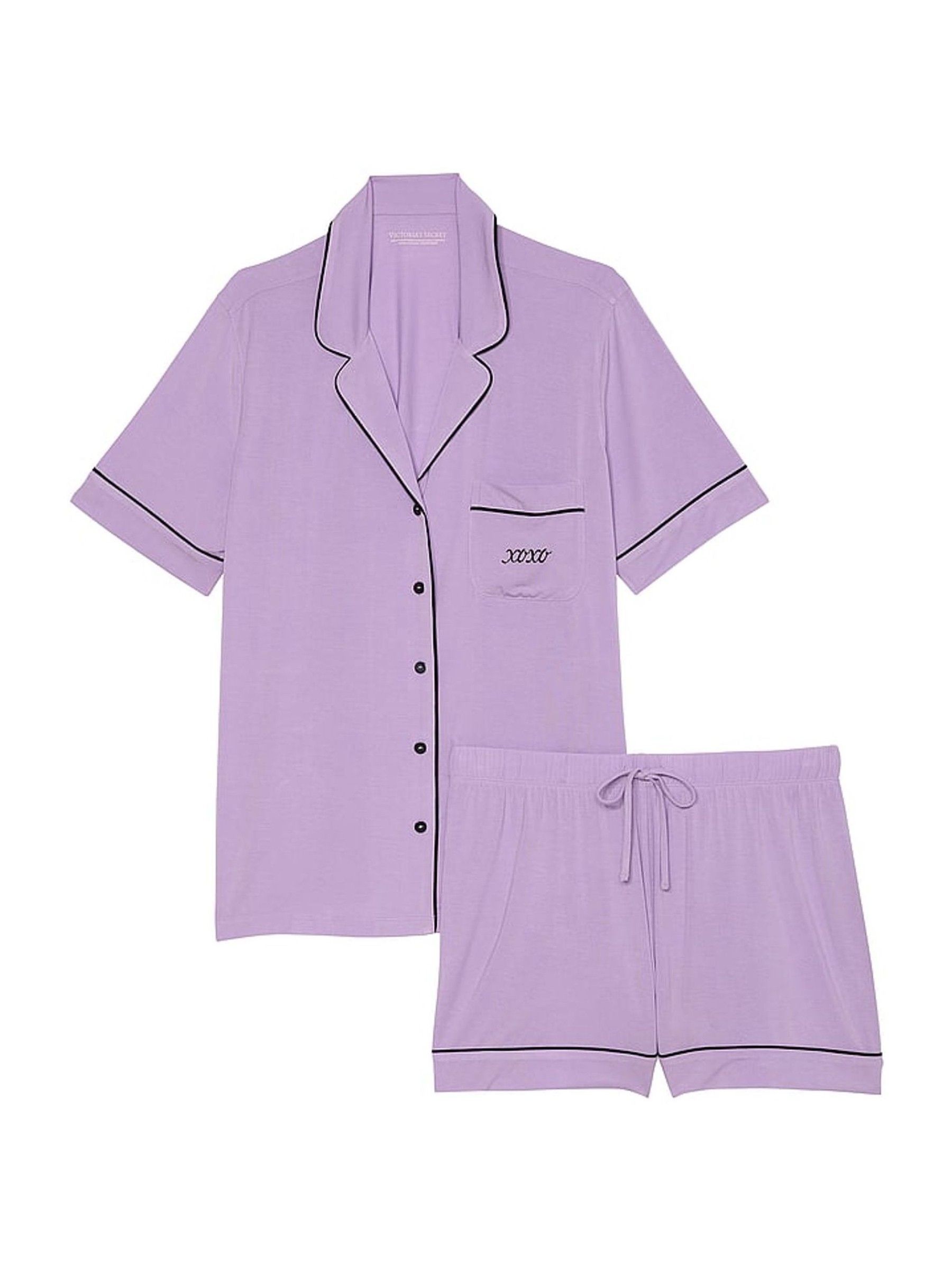 Charmed Violet Purple Modal Short Pyjama Set - Image 3 of 3