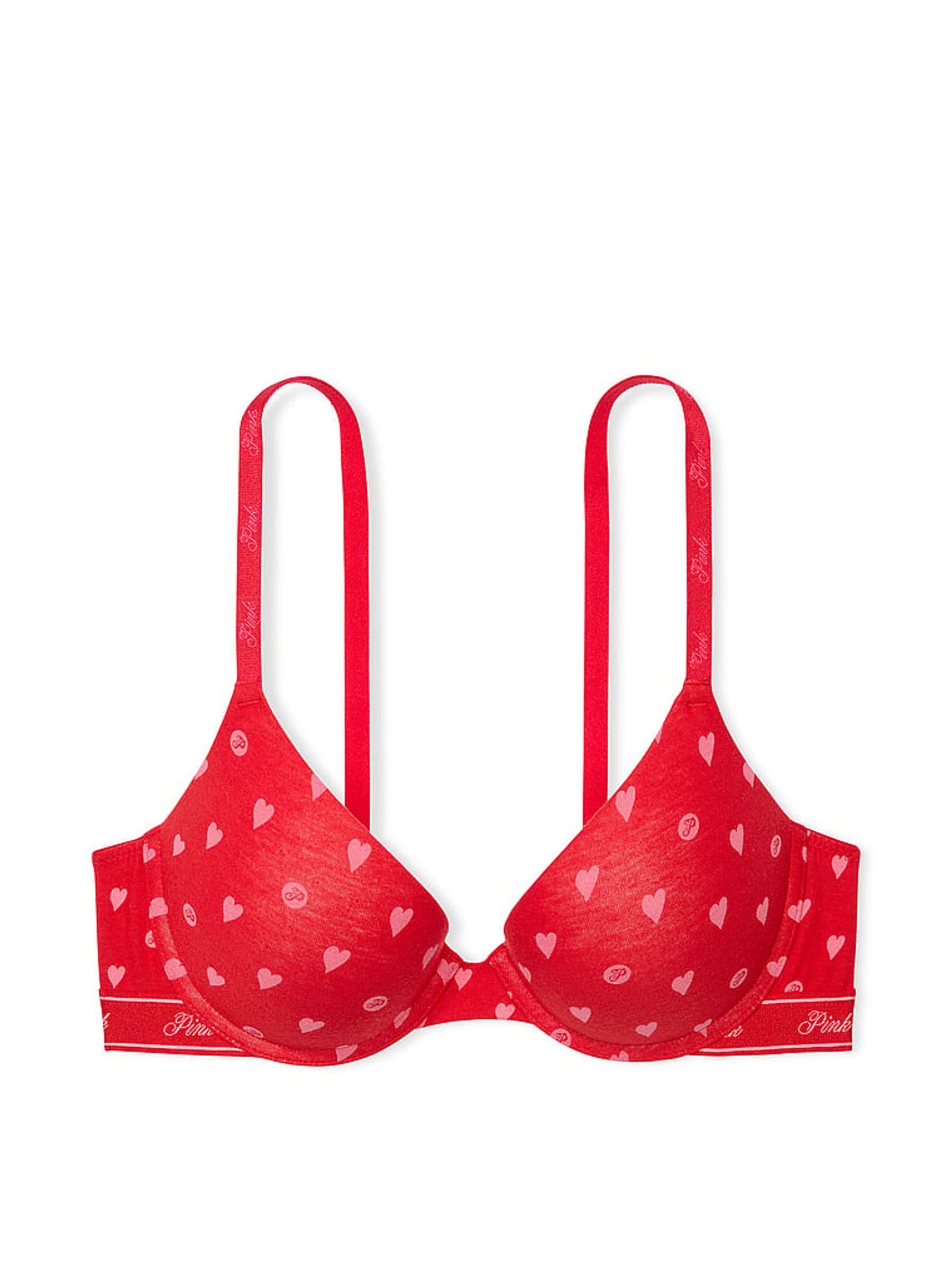 Red Heart Push Up Bra - Image 3 of 3