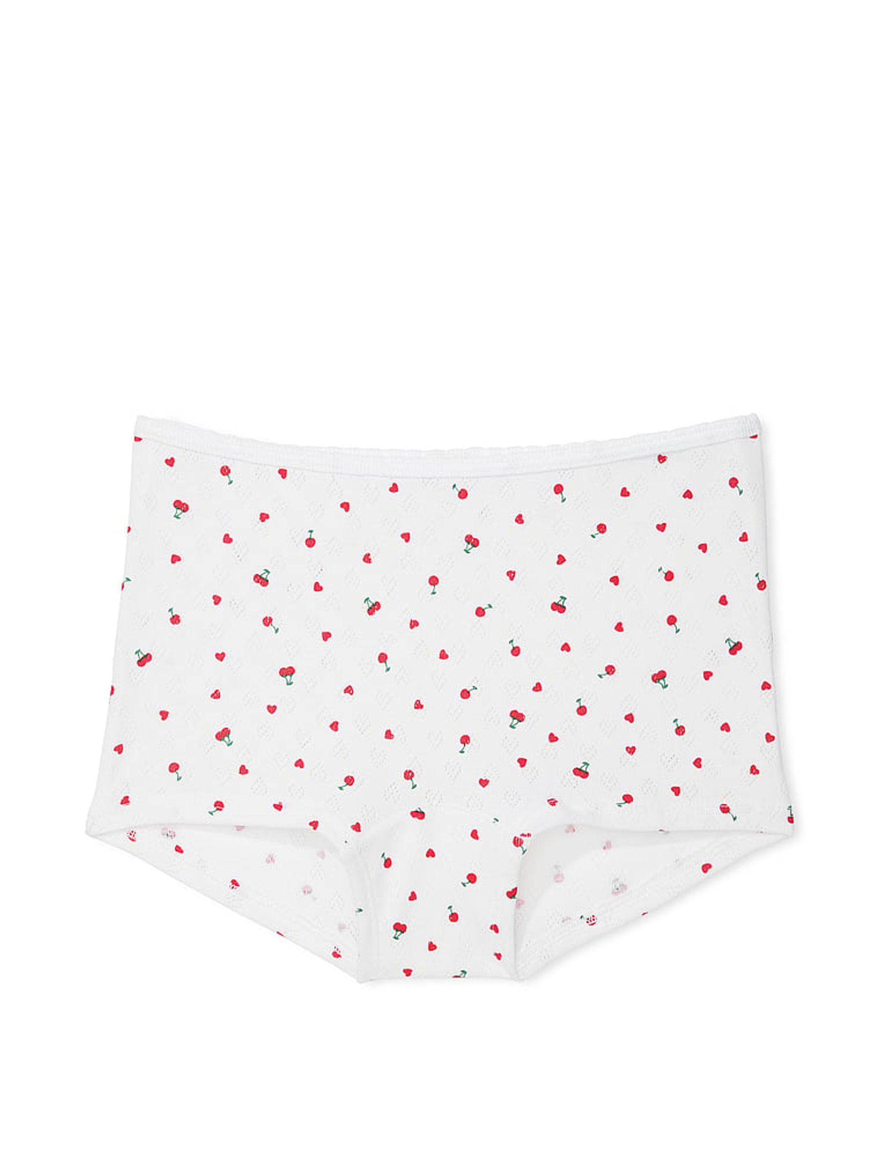 White Cherry Short Cotton Knickers - Image 3 of 3