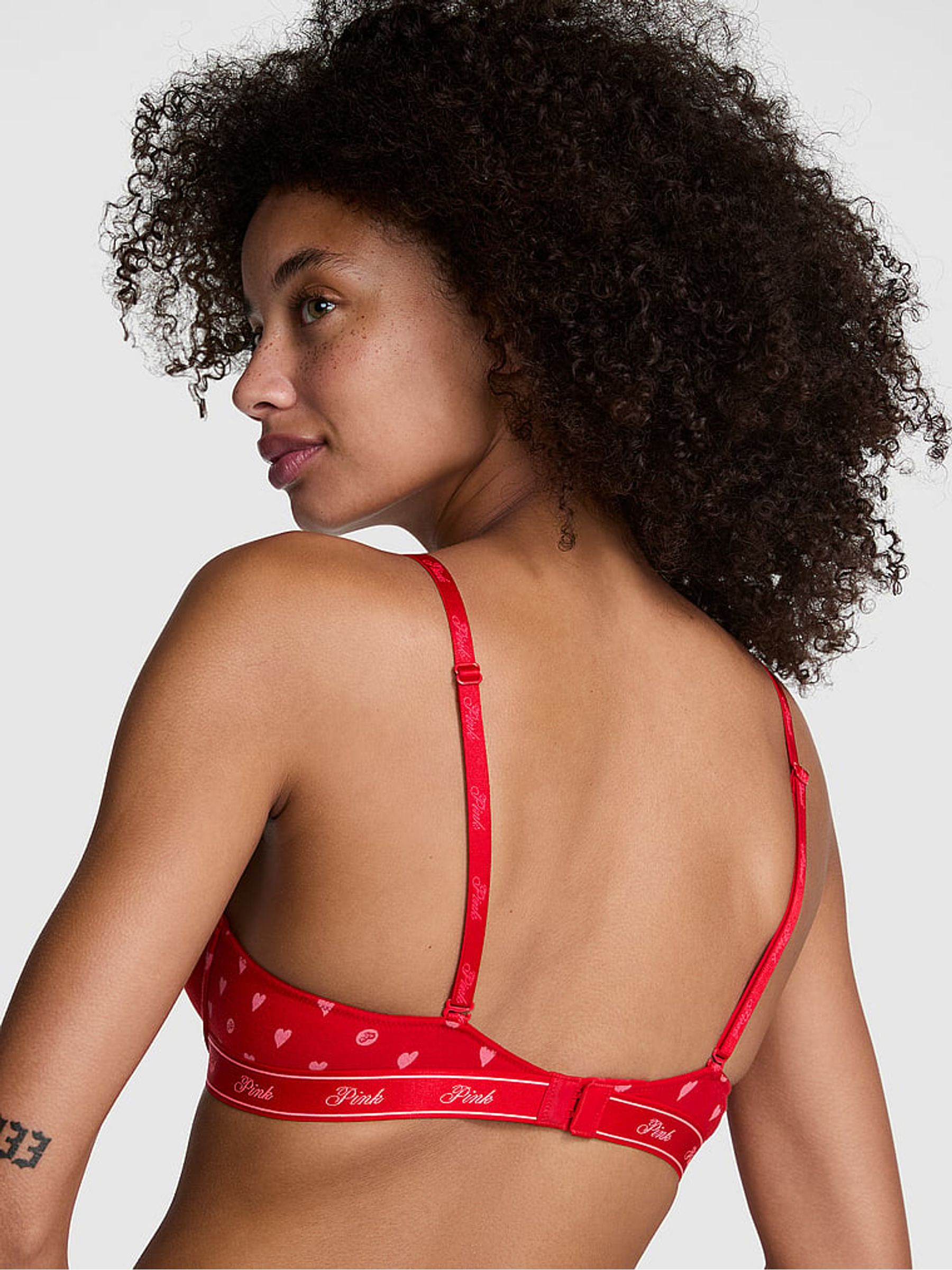 Red Heart T Shirt Bra - Image 2 of 3
