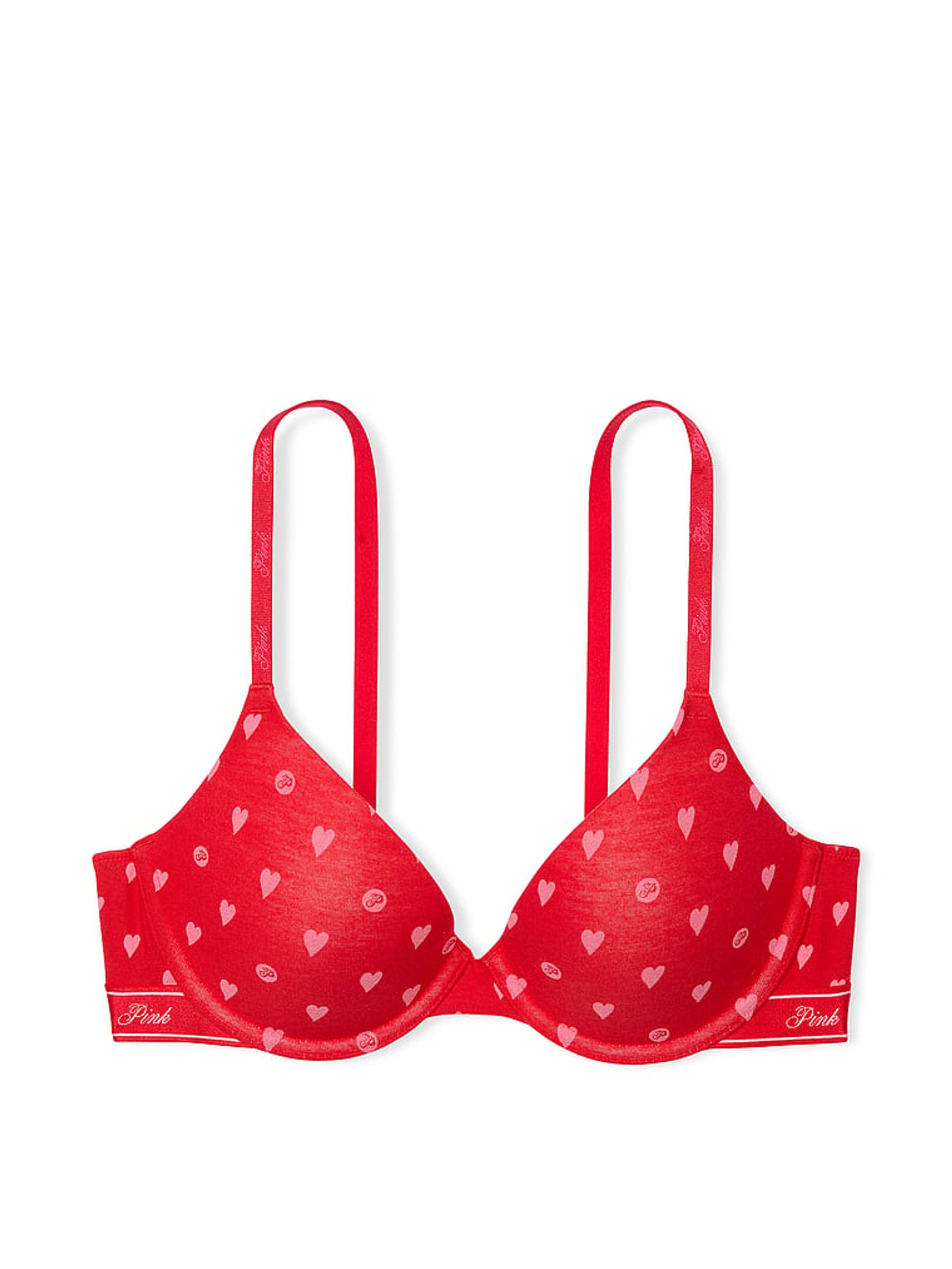 Red Heart T Shirt Bra - Image 3 of 3