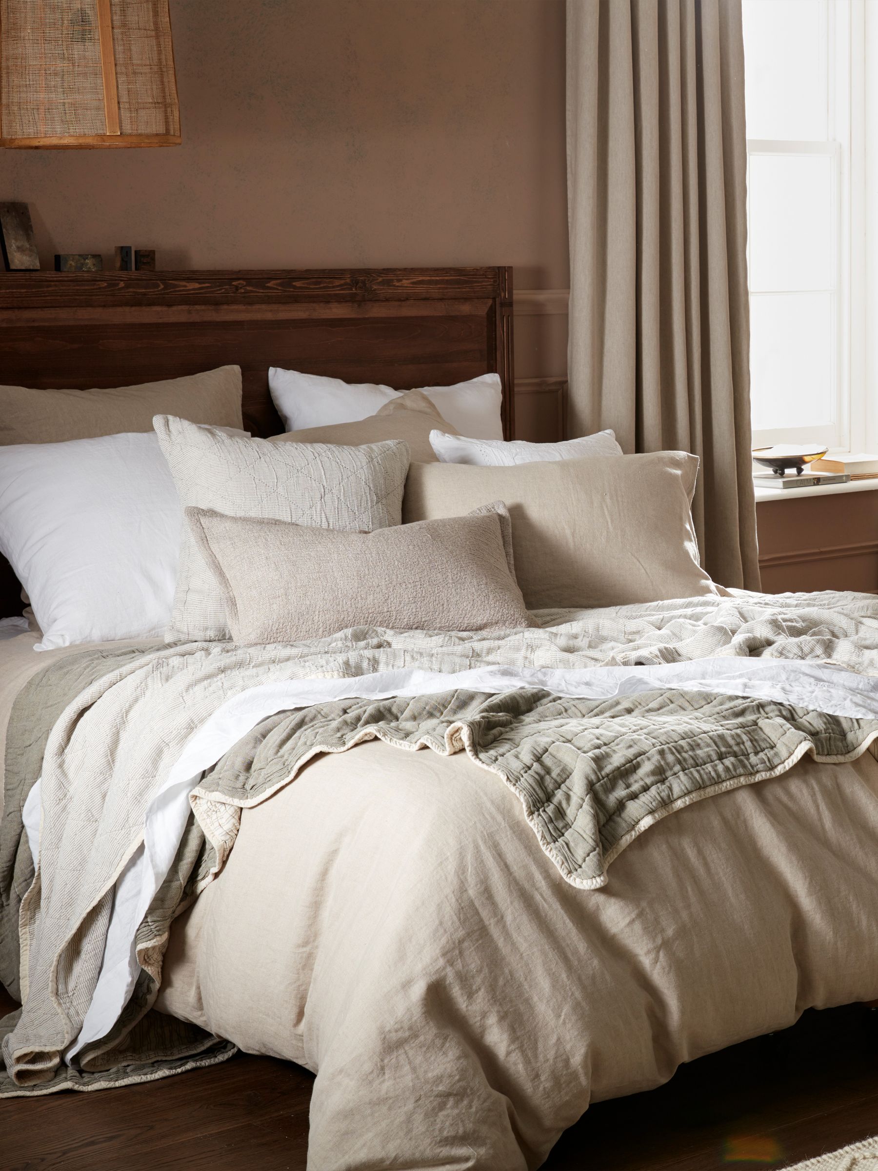 Secret Linen Store Natural 100% Linen Pillowcase - Image 1 of 2