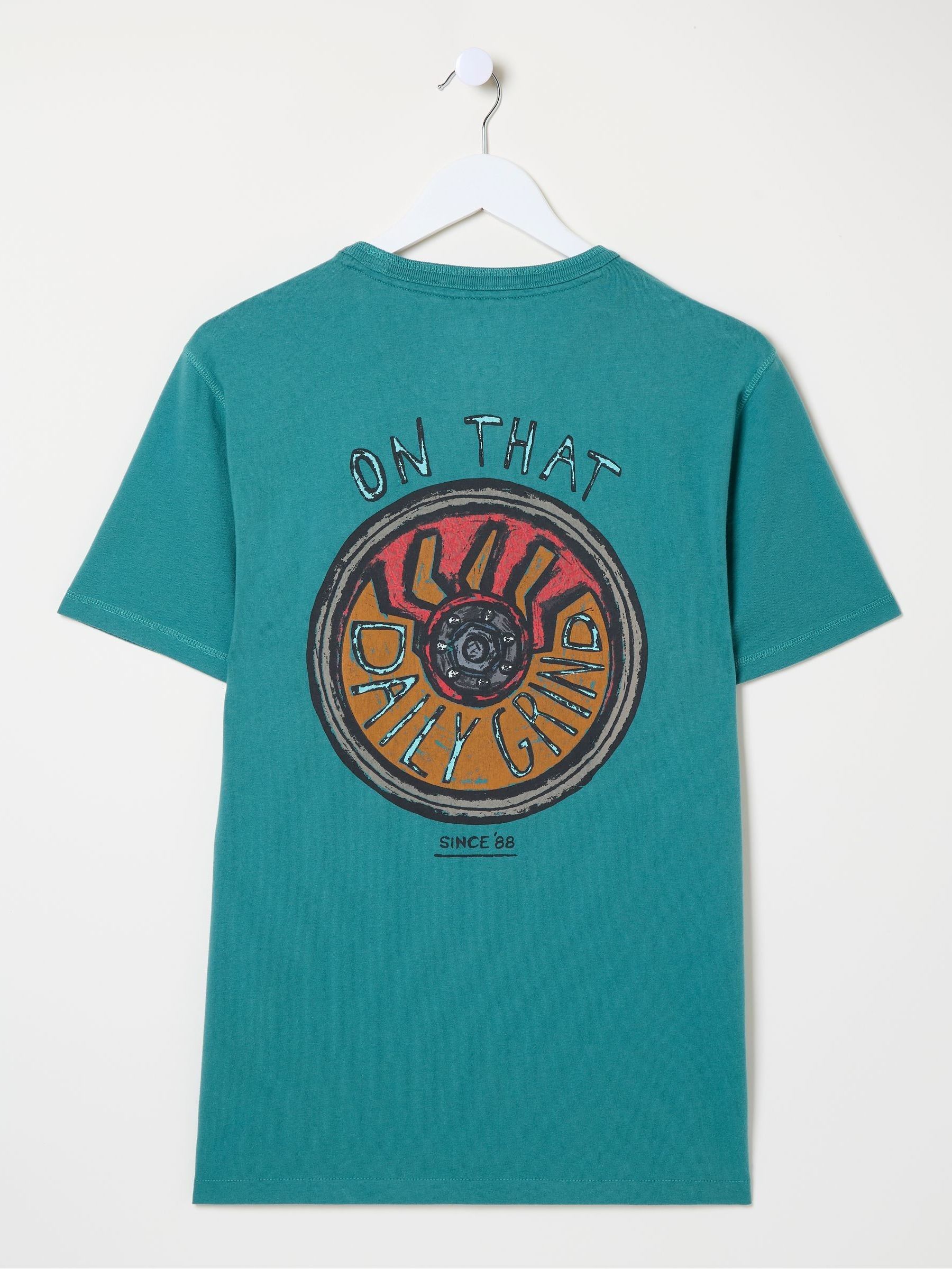Dark Teal Daily Grind T-Shirt - Image 2 of 2
