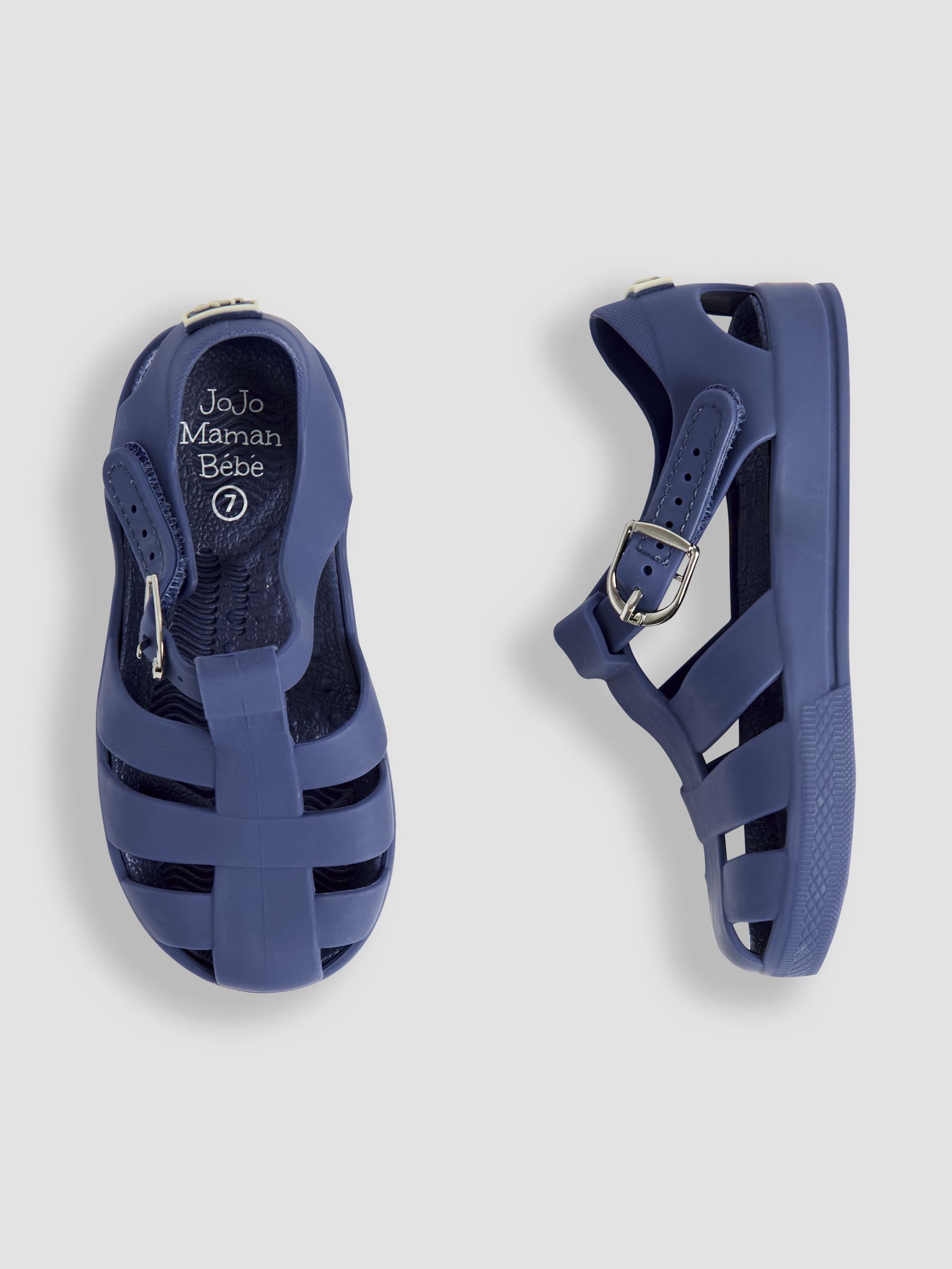 Navy Jelly Sandals - Image 3 of 4