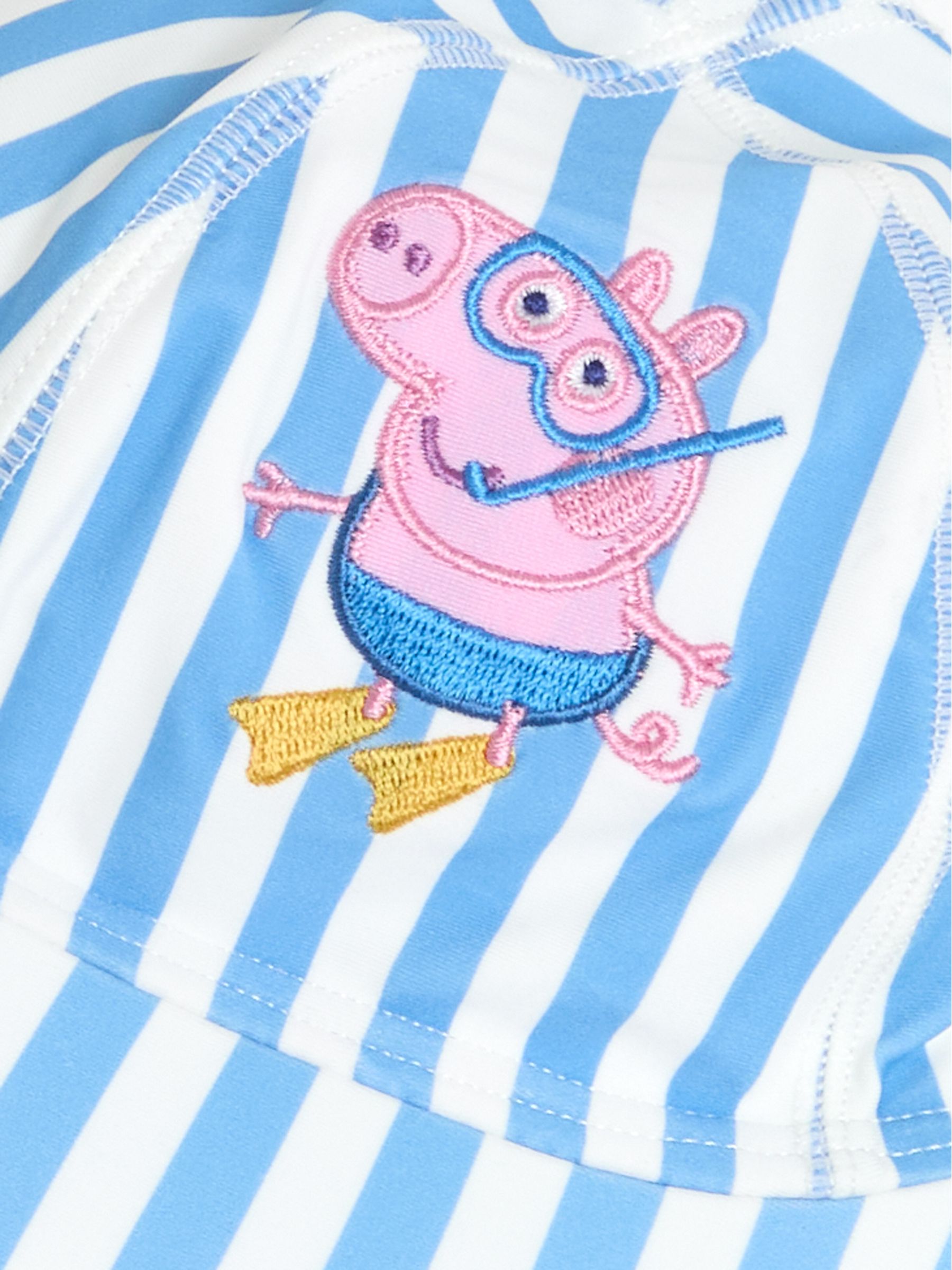 Blue Peppa Pig Sun Protection Hat - Image 3 of 3