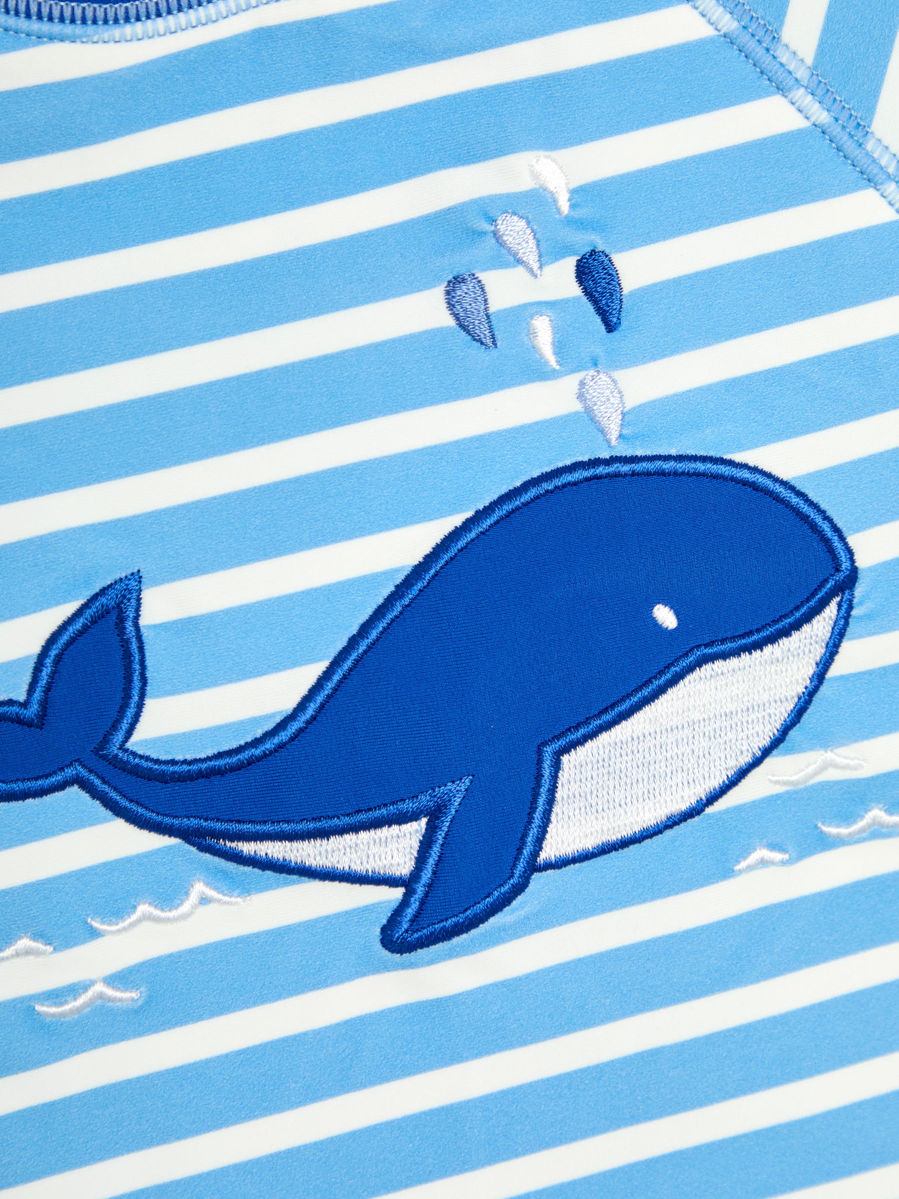 Blue Appliqué Sun Protection Rash Vest - Image 3 of 3