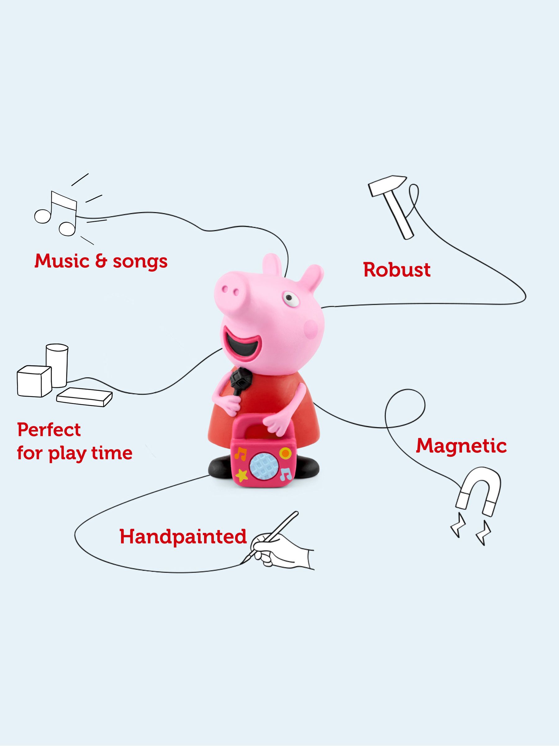 Red/Pink Peppa Pig : My First Album Audio Character - Image 4 of 7
