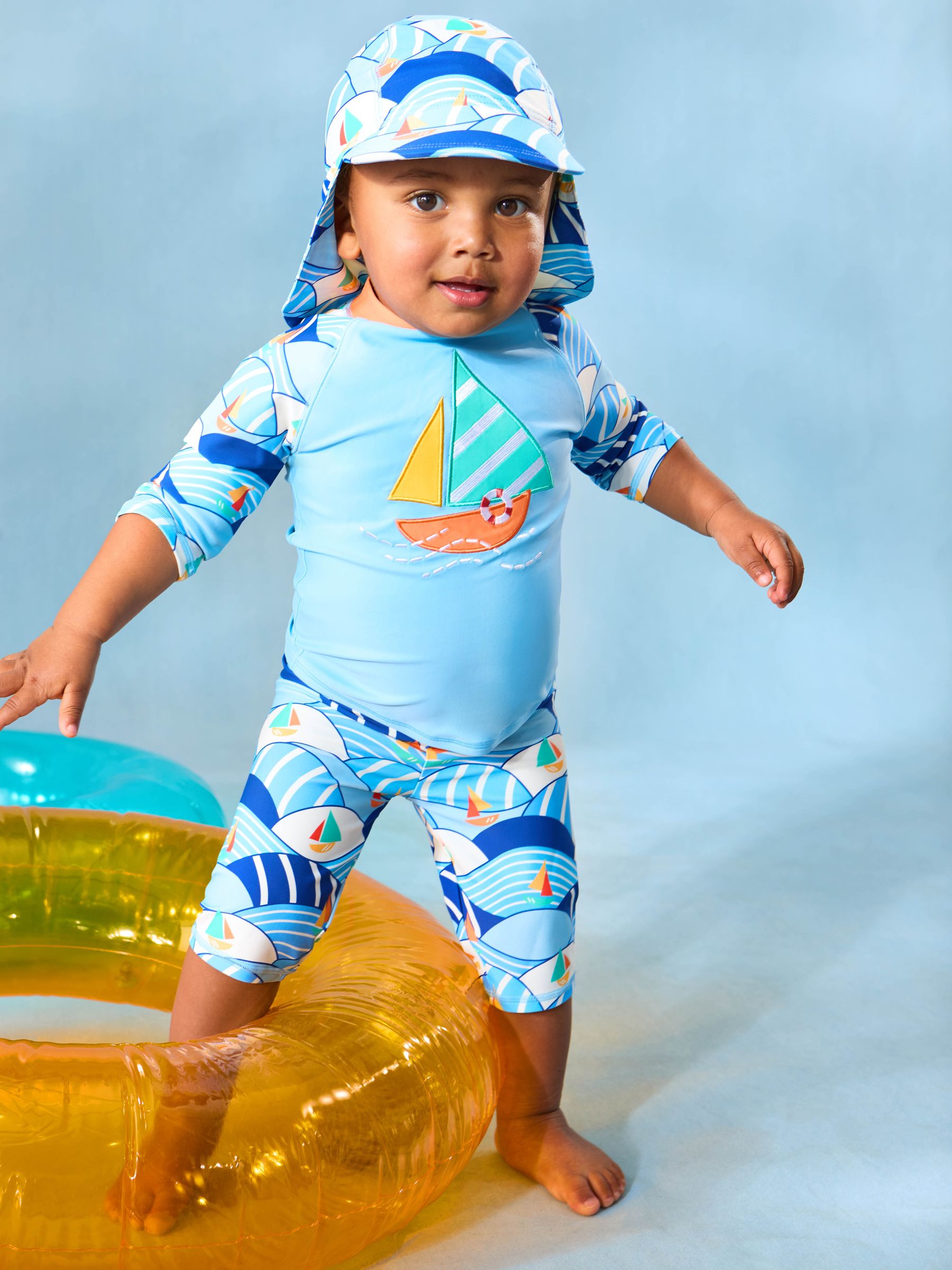 Blue Sun Protection Hat - Image 4 of 4