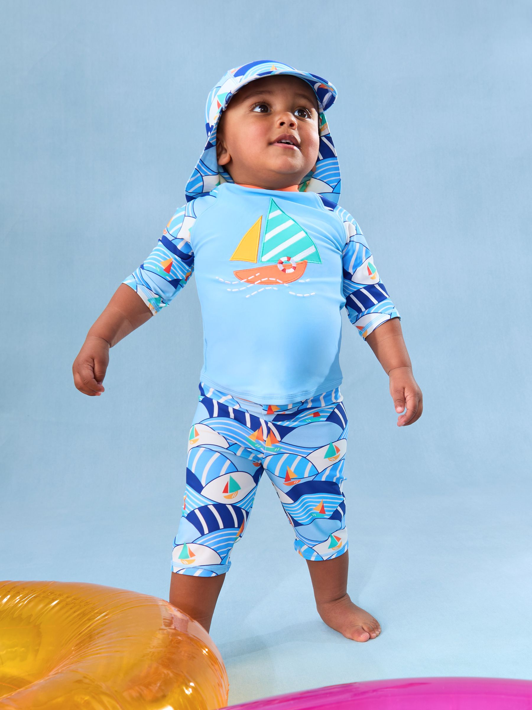 Blue Sun Protection Hat - Image 5 of 6