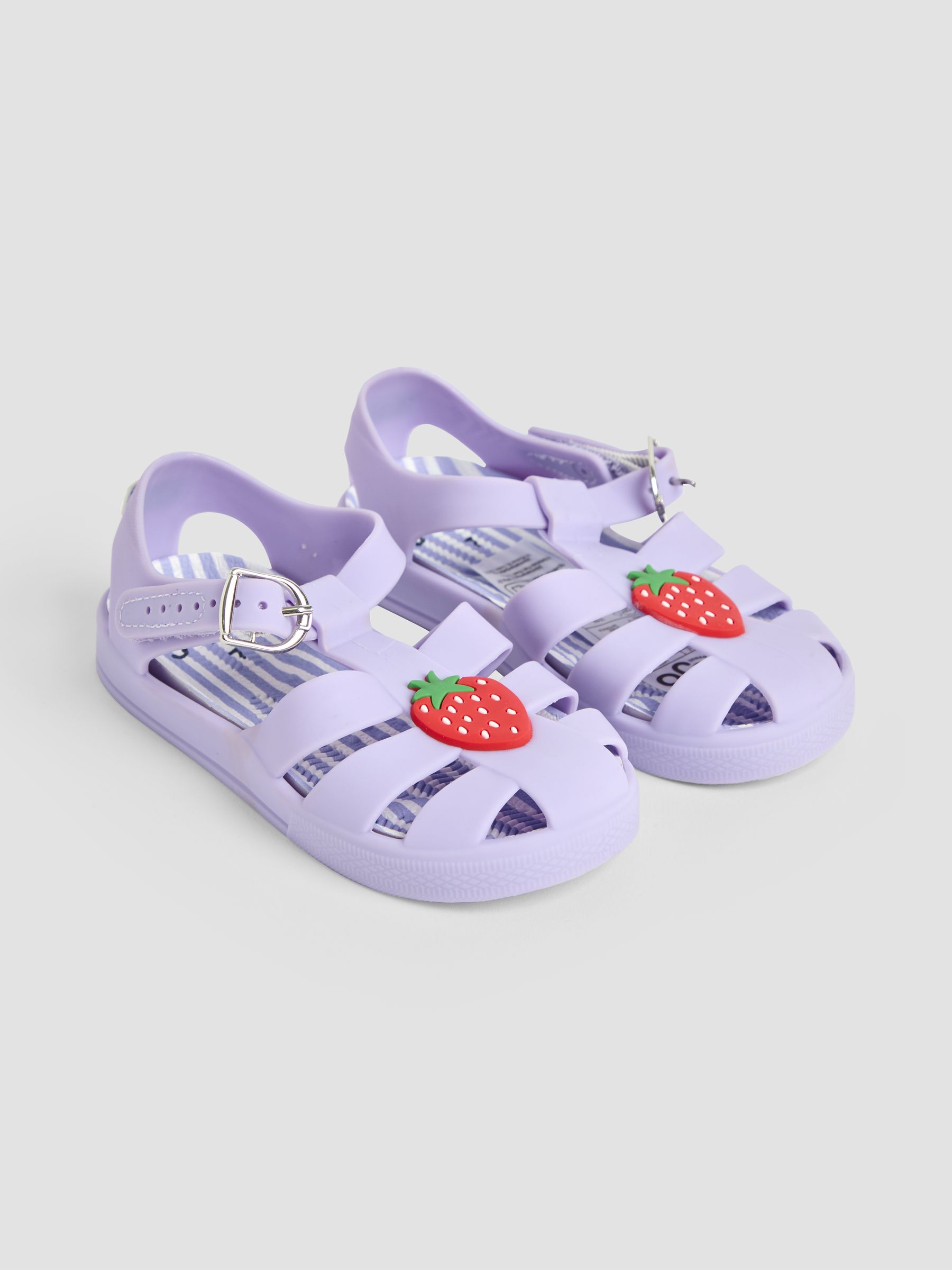 Lilac 3D Jelly Sandals - Image 1 of 4